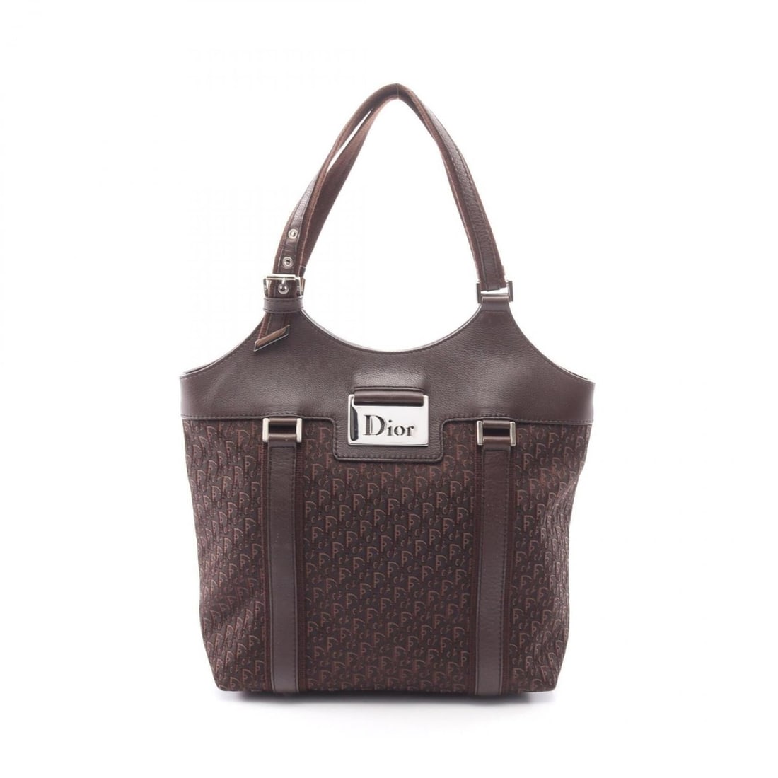 Christian Dior Dior Street Chic Trotter Tote Bag Handbag Canvas Leather Women's Brown: --- Catalog ---Category: SizeSize (HxWxD): 126cm x 25cm x 10.5cm / 49.6'' x 9.84'' x 4.13''Category: DesignType: Handbag, Tote bagColor: BrownGender: WomenMaterial: Canvas , Leather Category: GeneralB