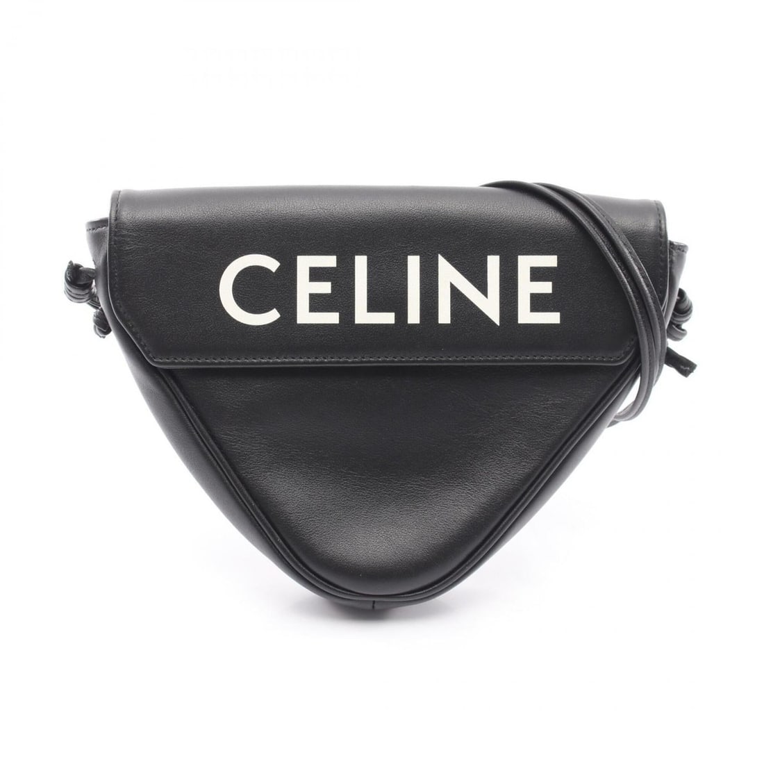 Celine Triangle Shoulder Bag Handbag Leather Women's Black 10I193DMO.38SI: --- Catalog ---Category: SizeSize (HxWxD): 15cm x 20cm x 3cm / 5.9'' x 7.87'' x 1.18''Category: DesignType: Handbag, Shoulder bagColor: BlackGender: WomenMaterial: Leather Category: GeneralMPN: 10I193