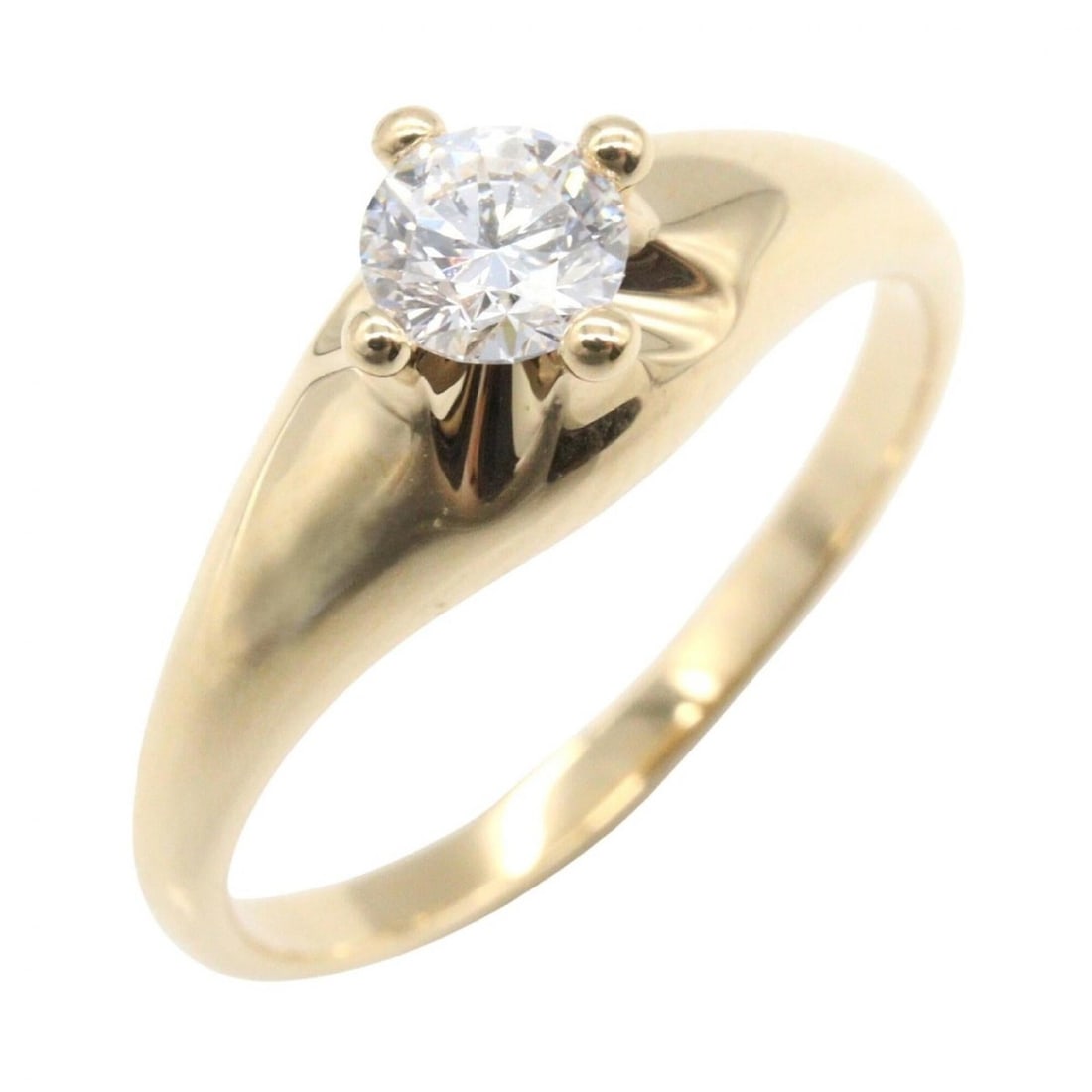 Bvlgari Bulgari Corona Solitaire Ring, 1PD (1 diamond), 18K (yellow gold), women's jewelry, gold: --- Catalog ---Category: SizeJP Size: 13.5US Size: 6.5Category: DesignType: Band ringColor: Clear, GoldStone: DiamondGender: WomenMaterial: Yellow gold (18K)Category: GeneralBrand: Bvlgari--- Item Lis