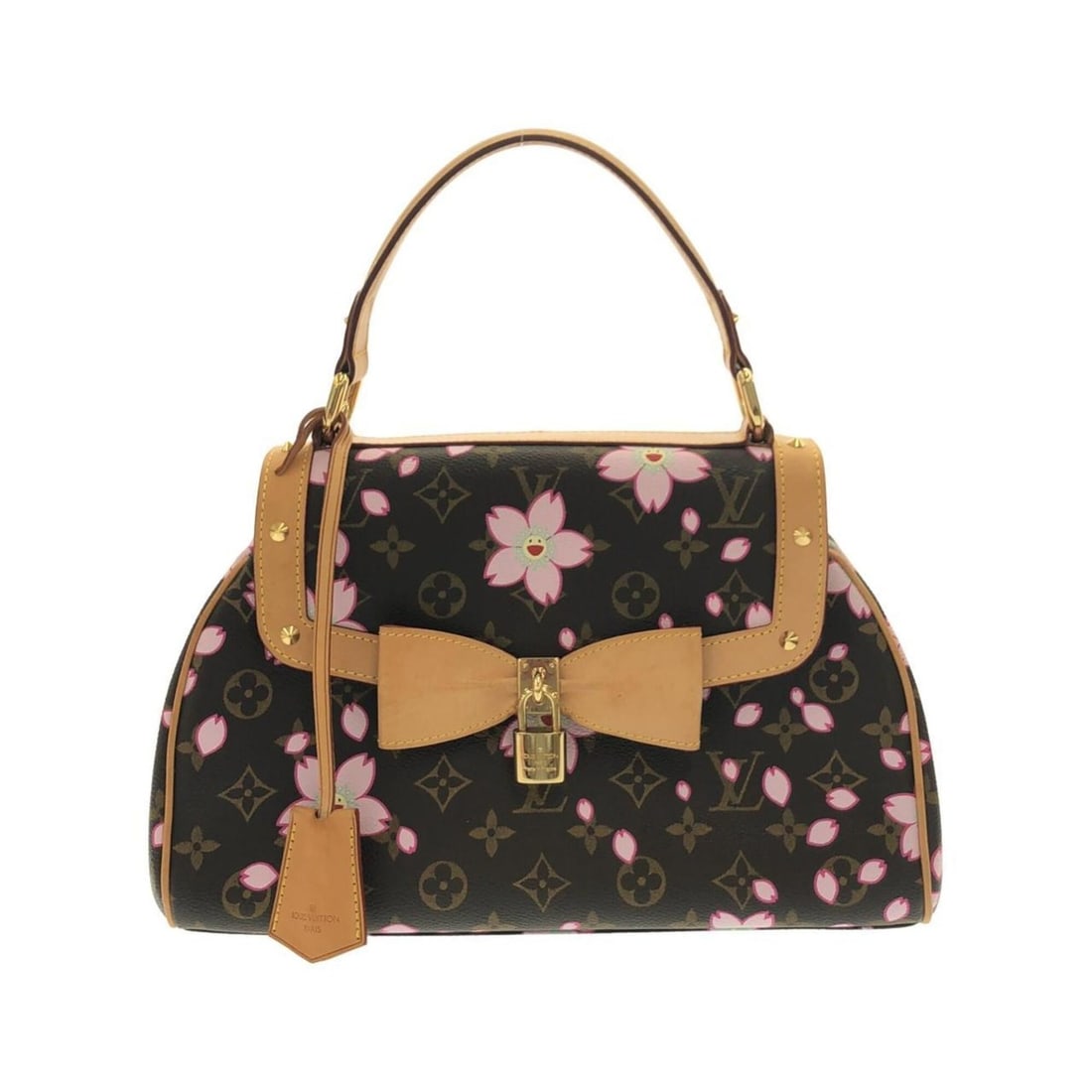 Louis Vuitton Monogram Cherry Blossom Sac Retro PM M92012 Handbag: --- Catalog ---Category: SizeSize (HxWxD): 21cm x 31cm x 9cm / 8.26'' x 12.2'' x 3.54''Category: DesignType: HandbagColor: MarronGender: WomenMaterial: Coated canvas Hardware Color: GoldCategory: Gene