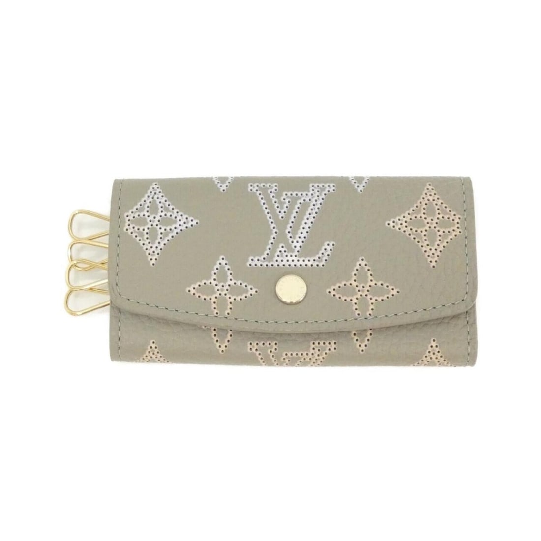 Louis Vuitton Mahina (Flight Mode) Multicles M82648 Key Case: --- Catalog ---Category: SizeSize (HxWxD): 5.5cm x 10cm x 1.5cm / 2.16'' x 3.93'' x 0.59''Category: DesignColor: GrayGender: WomenMaterial: Leather Category: GeneralMPN: M82648Brand: Louis Vuitton--- 