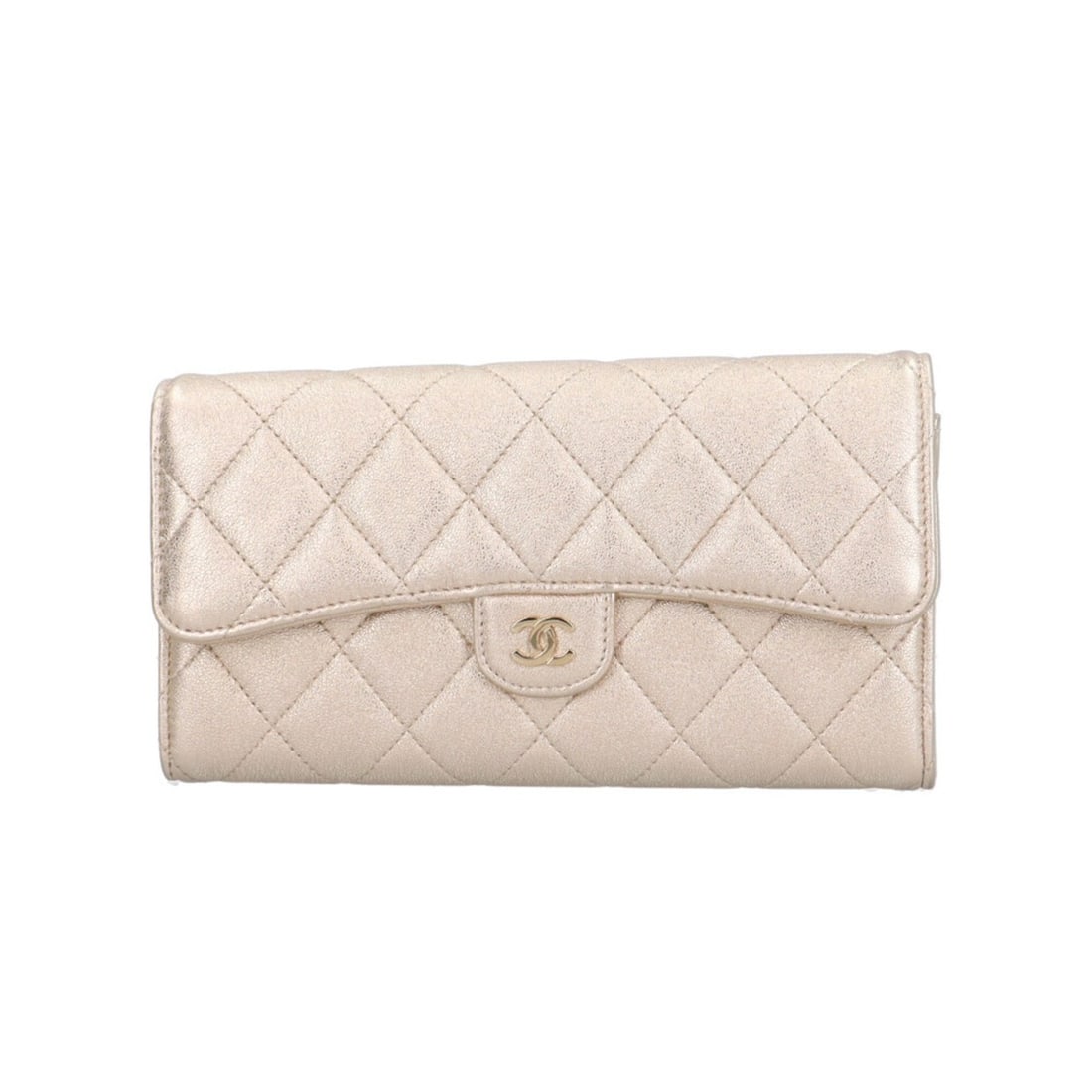 Chanel Classic Long Flap Wallet Matelassé Leather AP0241 Women's CHANEL (1 of 11)