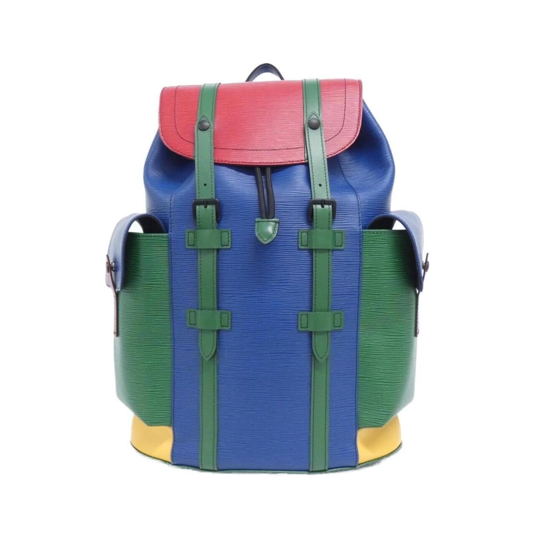 Louis Vuitton Epi Christopher PM M55565 Backpack: --- Catalog ---Category: SizeSize (HxWxD): 45cm x 34cm x 13cm / 17.71'' x 13.38'' x 5.11''Category: DesignType: BackpackColor: BlueGender: Men,WomenMaterial: Leather Hardware Color: SilverLeather/Fur 