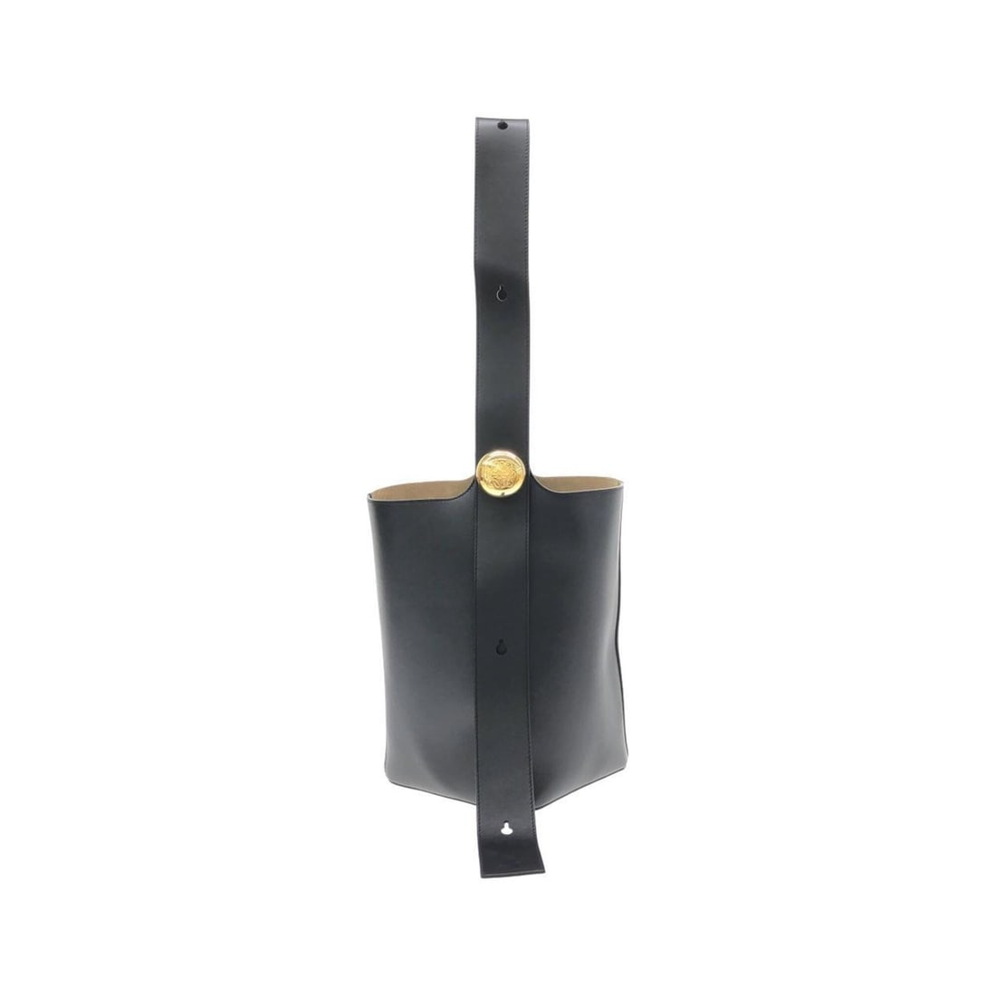 Loewe Pebble Bucket Handbag Medium AANBBBWX01 Shoulder Bag: --- Catalog ---Category: SizeSize (HxWxD): 19cm x 29cm x 19cm / 7.48'' x 11.41'' x 7.48''Category: DesignType: Handbag, Shoulder bagColor: BlackGender: Men,WomenMaterial: Leather Hardware Color: GoldL