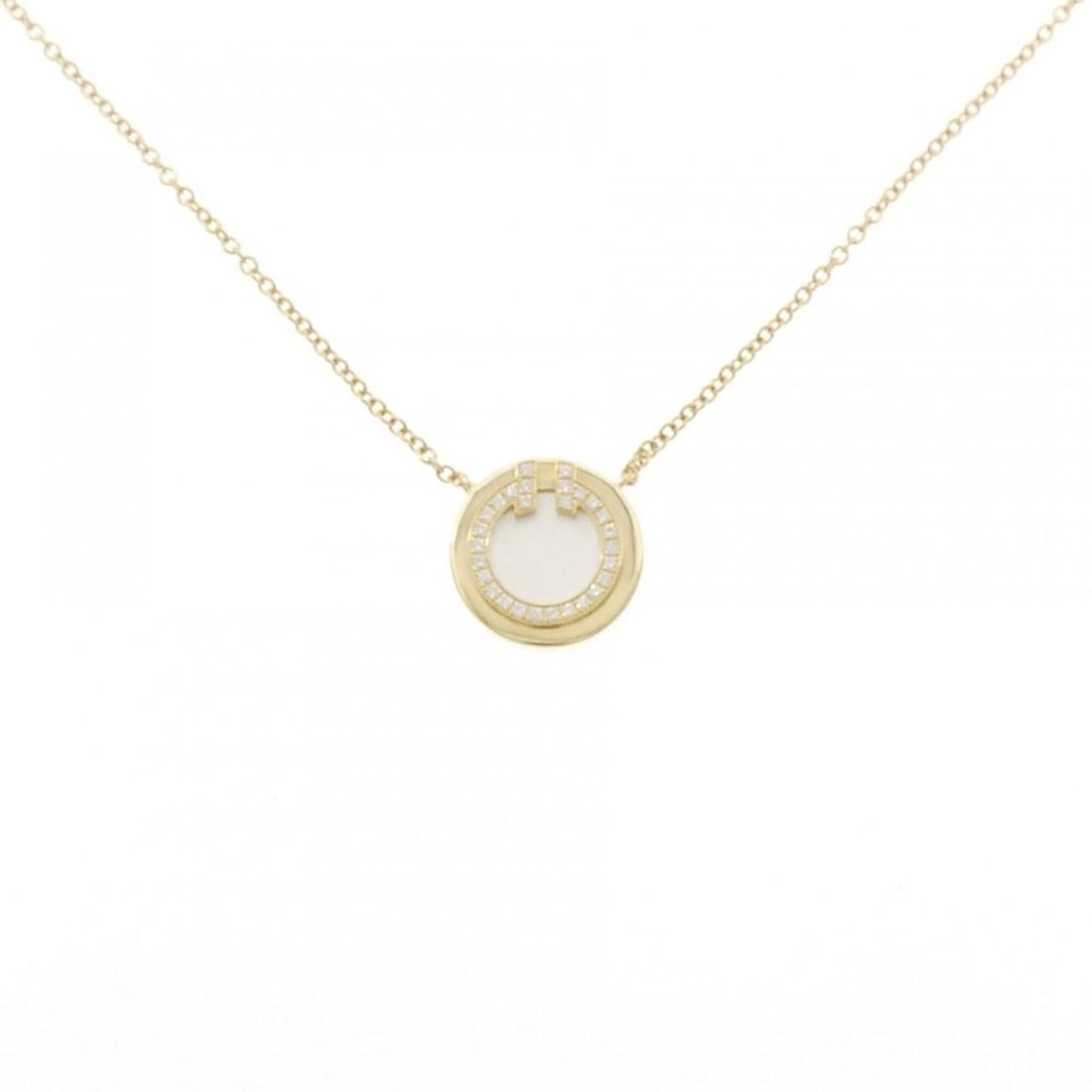 Tiffany T Circle Necklace (1 of 8)