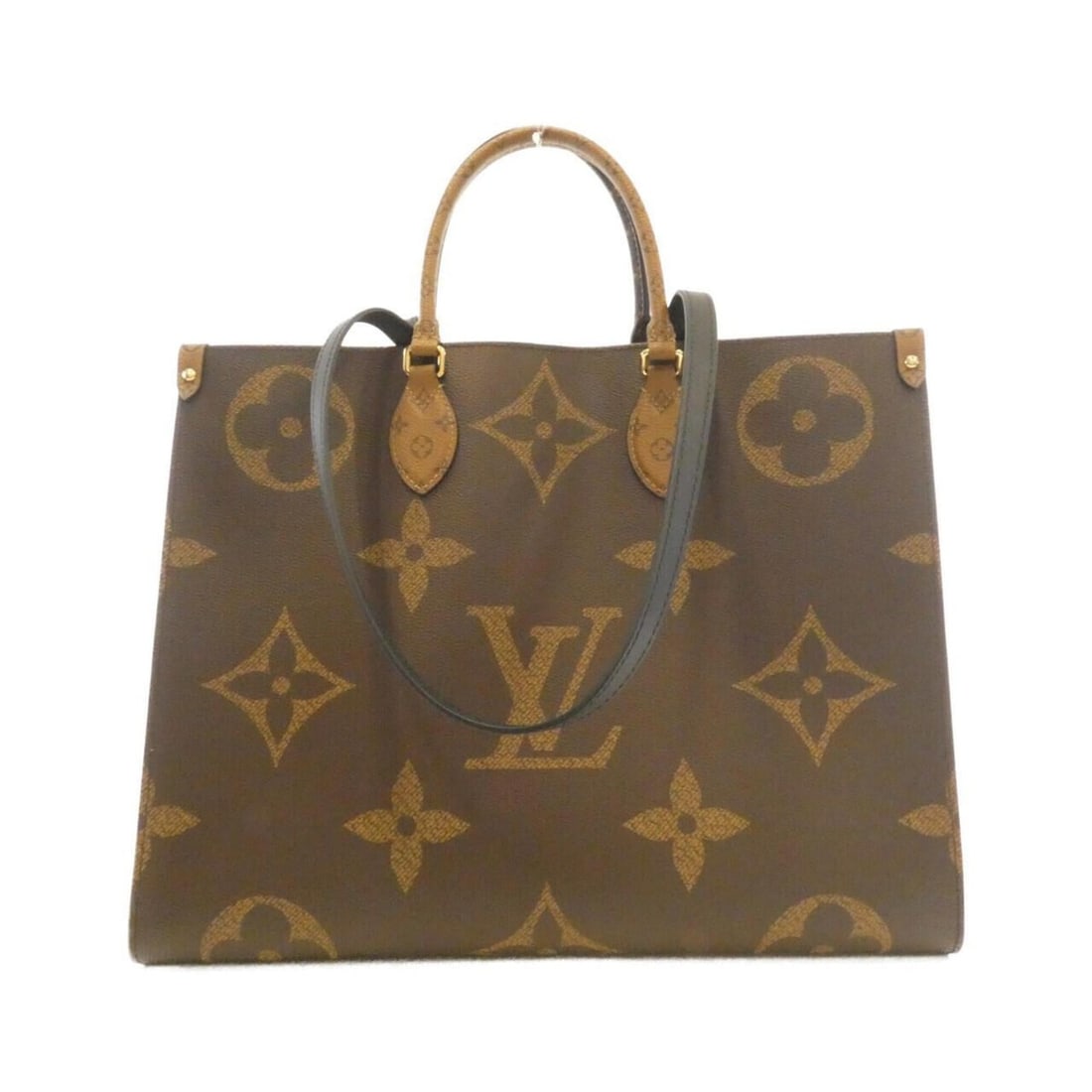 Louis Vuitton Monogram Giant OnTheGo GM M45320 Handbag: --- Catalog ---Category: SizeSize (HxWxD): 31cm x 41cm x 17cm / 12.2'' x 16.14'' x 6.69''Category: DesignType: HandbagColor: MarronGender: WomenMaterial: Coated canvas Hardware Color: GoldCategory: Ge