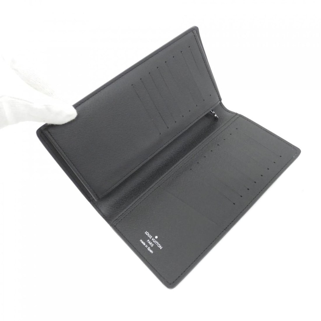 Louis Vuitton Monogram Eclipse Portefeuille Brazza M61697 Wallet - 3