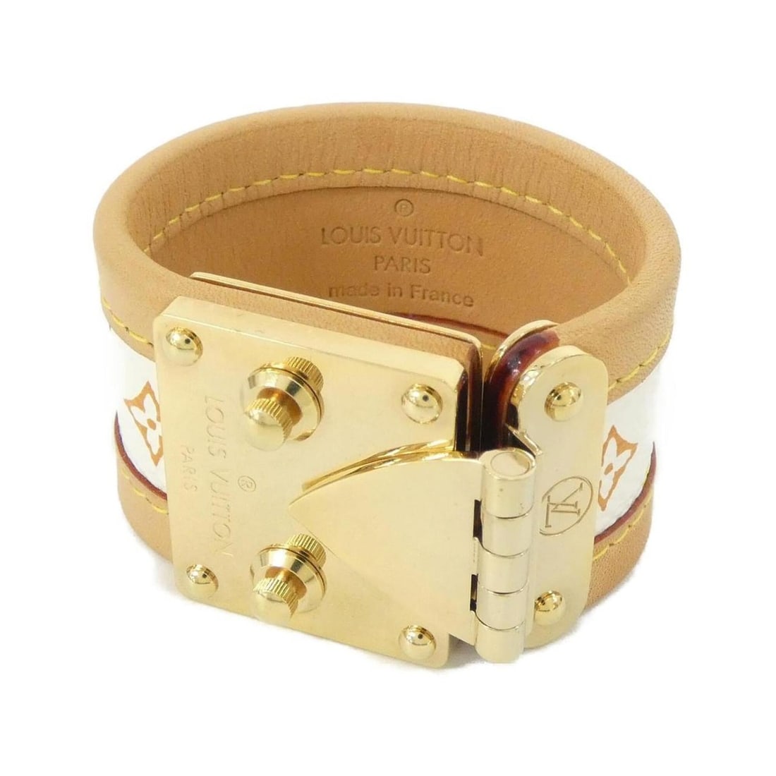 Louis Vuitton Multicolor Cellule S M92593 Bracelet: --- Catalog ---Category: SizeLength: 15cm / 5.9''Category: DesignType: Charm braceletColor: WhiteGender: WomenCategory: GeneralBrand: Louis Vuitton--- Item List ---Section: ConditionRanking: Rank A Us