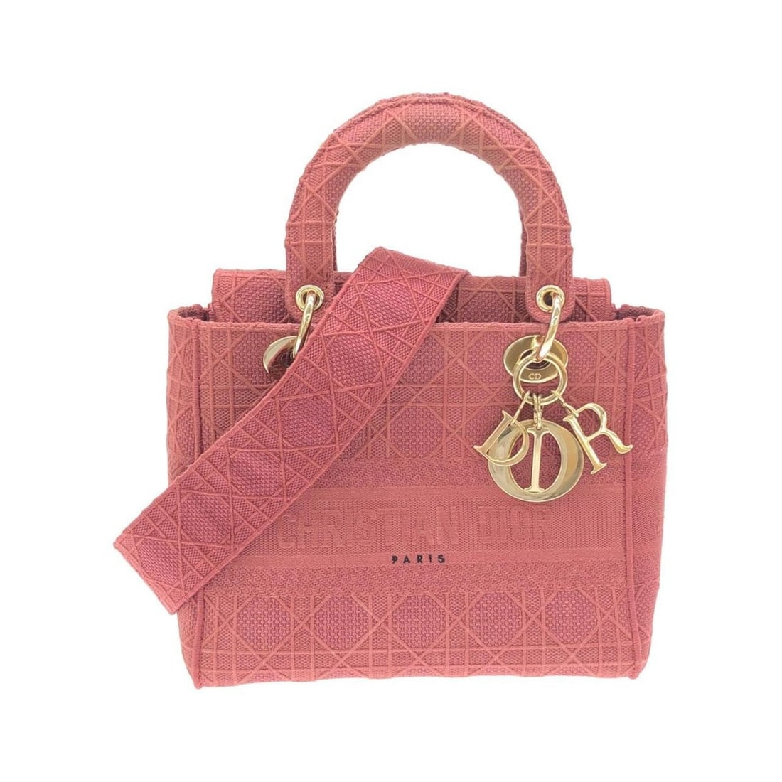 Christian Dior Lady D-Lite Medium M0565OREY Handbag: --- Catalog ---Category: SizeSize (HxWxD): 20cm x 24cm x 12cm / 7.87'' x 9.44'' x 4.72''Category: DesignType: HandbagColor: PinkGender: WomenMaterial: Canvas Category: GeneralMPN: M0565OREYBrand: Chri