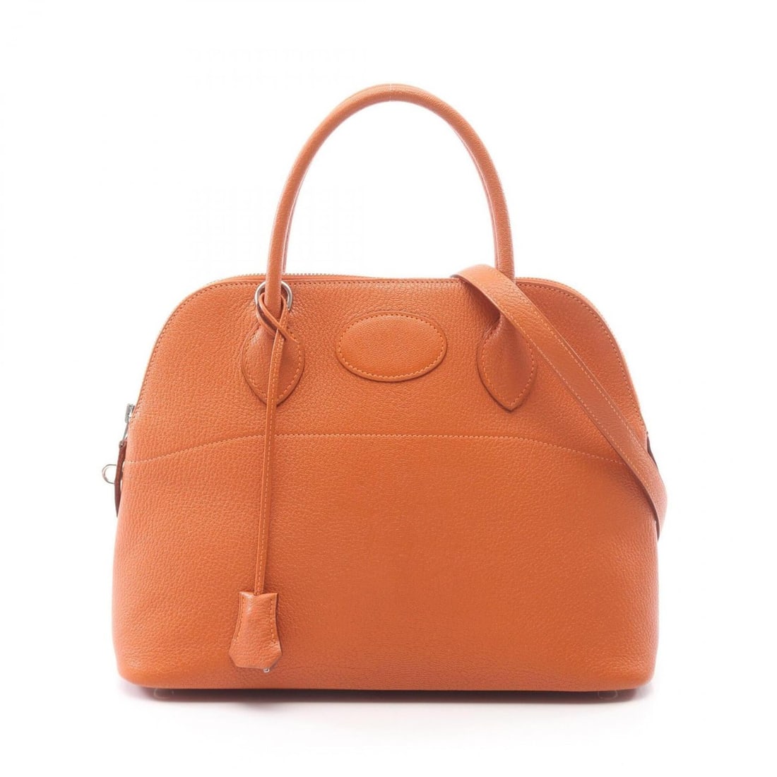 Hermes Bolide 31 2-way handbag, leather, Chevre women's, orange.: --- Catalog ---Category: SizeSize (HxWxD): 24cm x 31cm x 12cm / 9.44'' x 12.2'' x 4.72''Category: DesignType: HandbagColor: OrangeGender: WomenMaterial: Leather , Chevre leather Category: