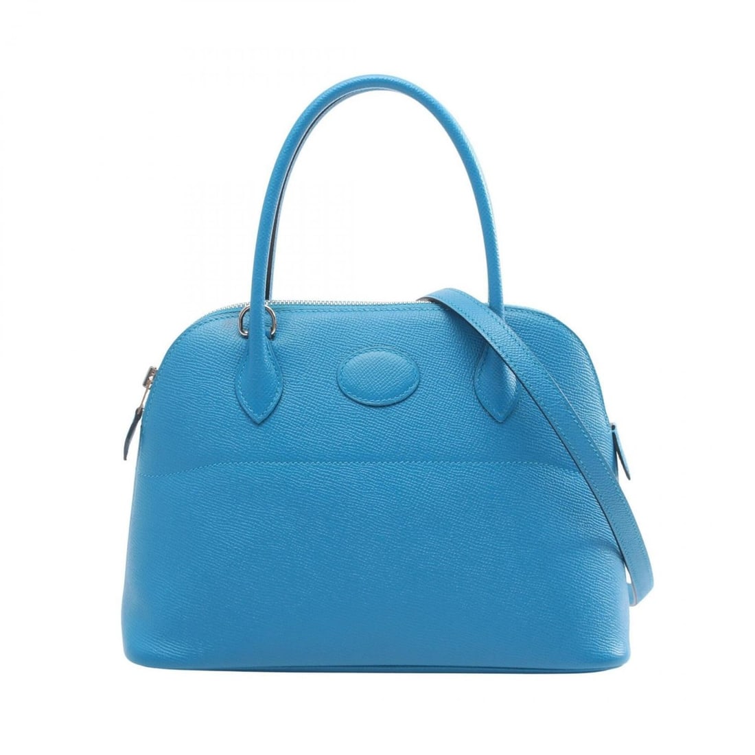 Hermes Bolide 27 2-Way Handbag, Leather, Veau Epsom Women's, Blue: --- Catalog ---Category: SizeSize (HxWxD): 18.5cm x 26cm x 10cm / 7.28'' x 10.23'' x 3.93''Category: DesignType: HandbagColor: BlueGender: WomenMaterial: Epsom leather Category: GeneralBrand: