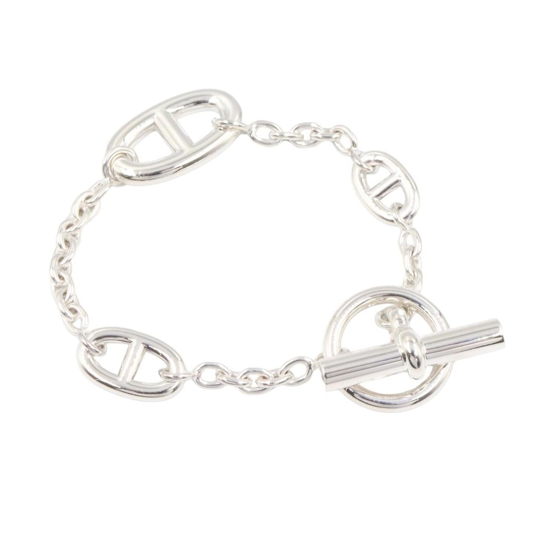 Hermes Chaine d'Ancre Farandole Bracelet - Sterling Silver 925 Men's & Women's Tone (1 of 15)
