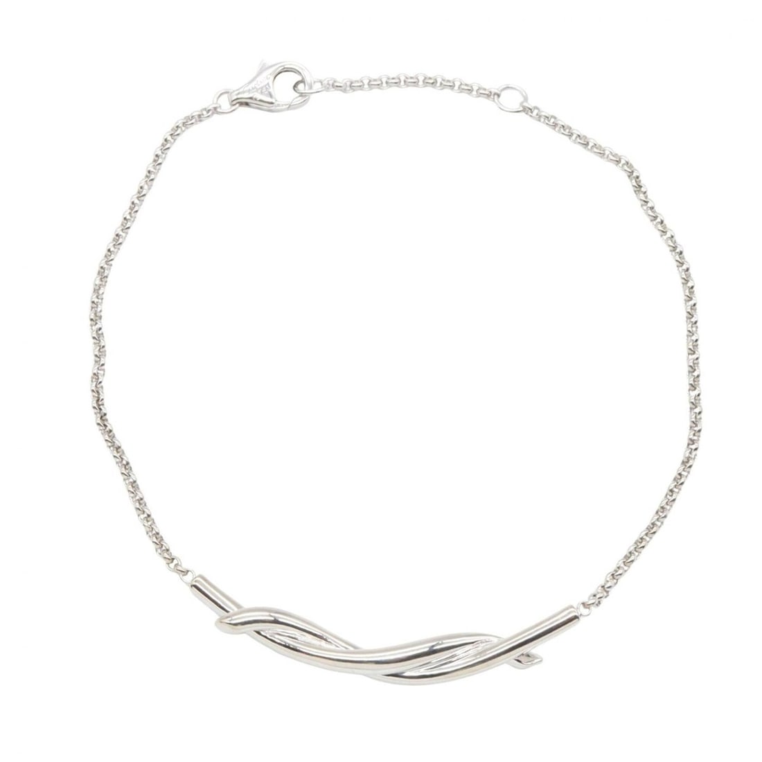 Cartier Entrelacés Bracelet, 18K White Gold (WG), Women's, Silver Tone: --- Catalog ---Category: SizeLength: 16cm - 18.5cm / 6.29'' - 7.28''Category: DesignType: Charm braceletColor: SilverGender: WomenMaterial: White gold (18K)Category: GeneralBrand: Cartier--- Item List