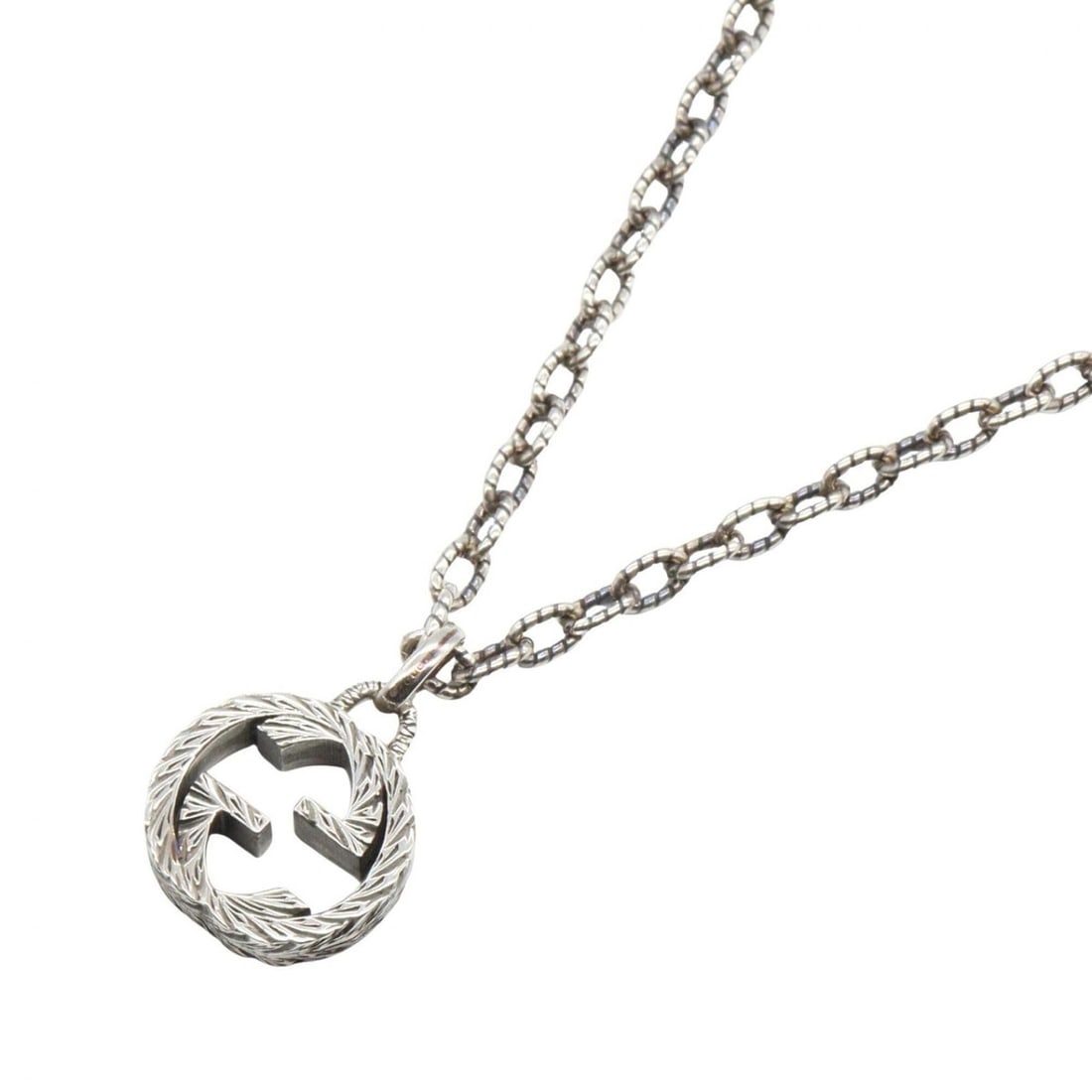 Gucci Interlocking G Necklace, Sterling Silver 925, Tone, for Men and Women (1 of 11)