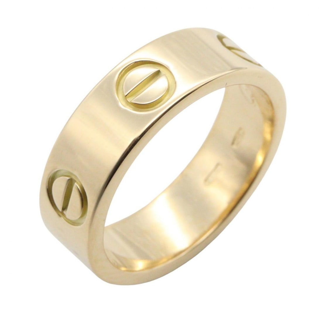 Cartier Love Ring, 18K (Yellow Gold), Men's and Women's Jewelry, Gold Tone: --- Catalog ---Category: SizeJP Size: 9US Size: 5Category: DesignType: Band ringColor: GoldGender: Men,WomenMaterial: Yellow gold (18K)Category: GeneralBrand: Cartier--- Item List ---Section: Conditio