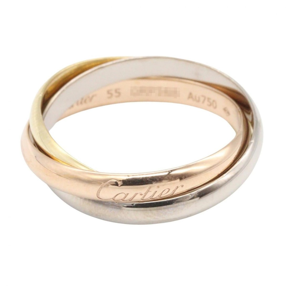 Cartier Trinity Ring - Ring/Finger Jewelry 18K (Yellow Gold), 18KWG (White 18KPG (Pink Gold) Women's: --- Catalog ---Category: SizeJP Size: 14.5US Size: 7Category: DesignType: Band ringColor: Gold, SilverGender: WomenMaterial: Pink gold (18K), White gold (18K), Yellow gold (18K)Category: GeneralBrand: