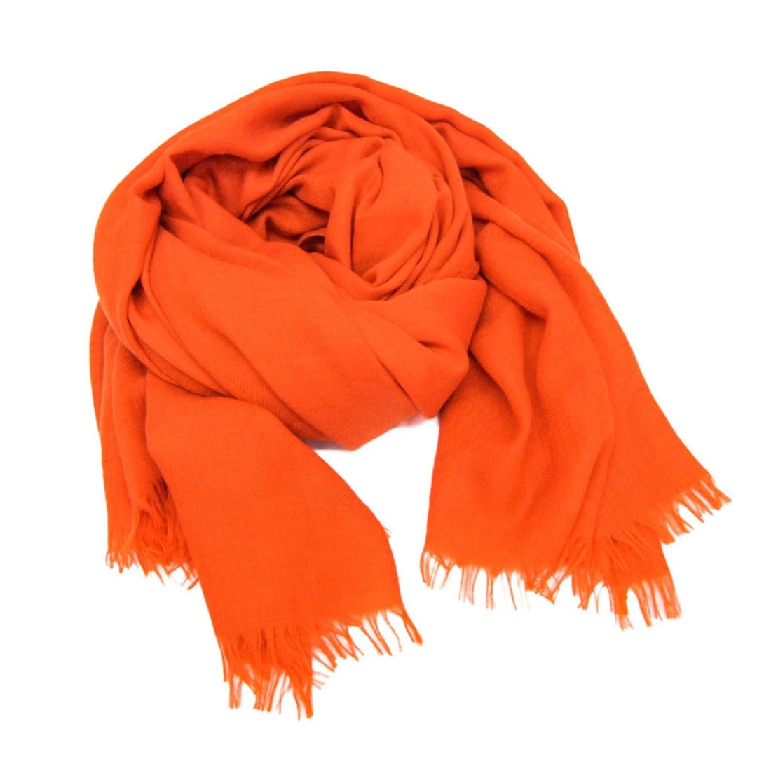 Hermes Women,Men Cashmere Wool Stole Orange: --- Catalog ---Category: SizeSize (LxW): 2m x 1.46m / 78.74'' x 57.48''Category: DesignType: StoleColor: OrangeShape: RectangularGender: Women,MenMaterial: Cashmere 80%, Wool 20%Category: GeneralBrand