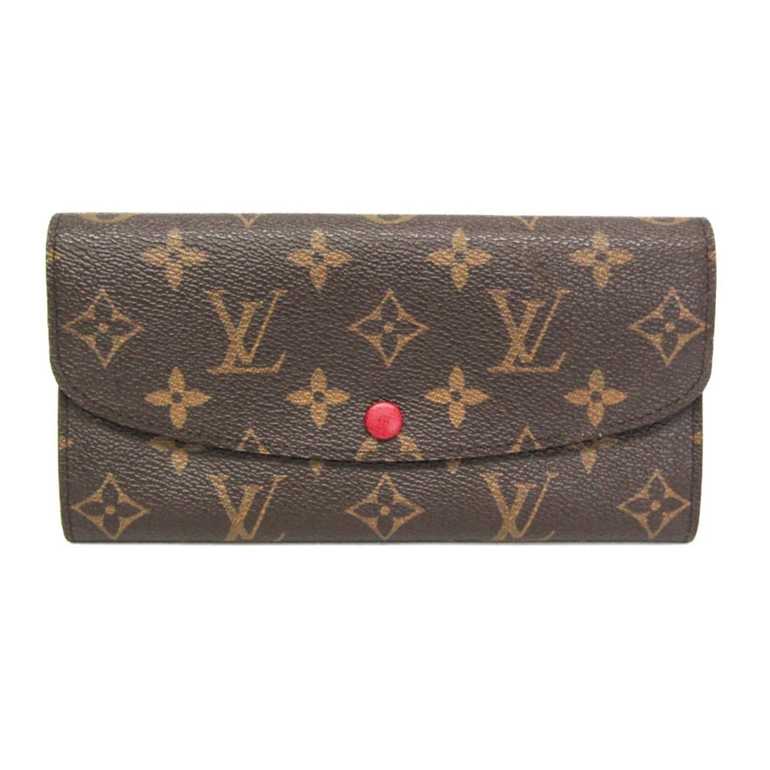 Louis Vuitton Monogram Emily Wallet M60136 Women's Monogram Long Wallet (bi-fold) Monogram,Rouge (1 of 12)