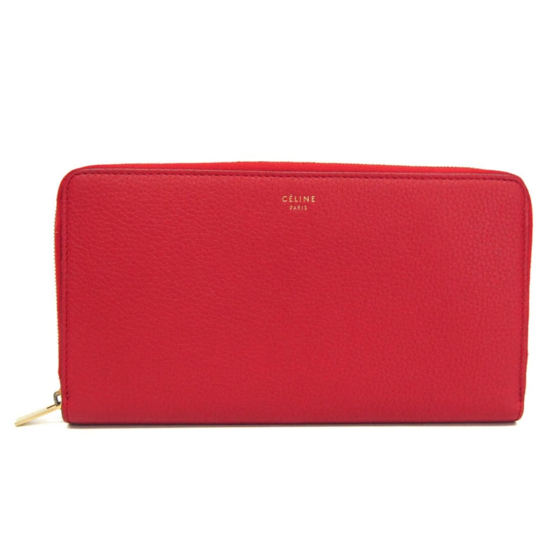 Celine Large Zip Multifunction 103973 Women's Calfskin Long Wallet (bi-fold) Red Color: --- Catalog ---Category: SizeSize (HxWxD): 10.5cm x 19.5cm x 2cm / 4.13'' x 7.67'' x 0.78''Category: DesignType: Long wallet (bi-fold)Color: Red colorGender: WomenMaterial: Leather Inner Pocket: Card 