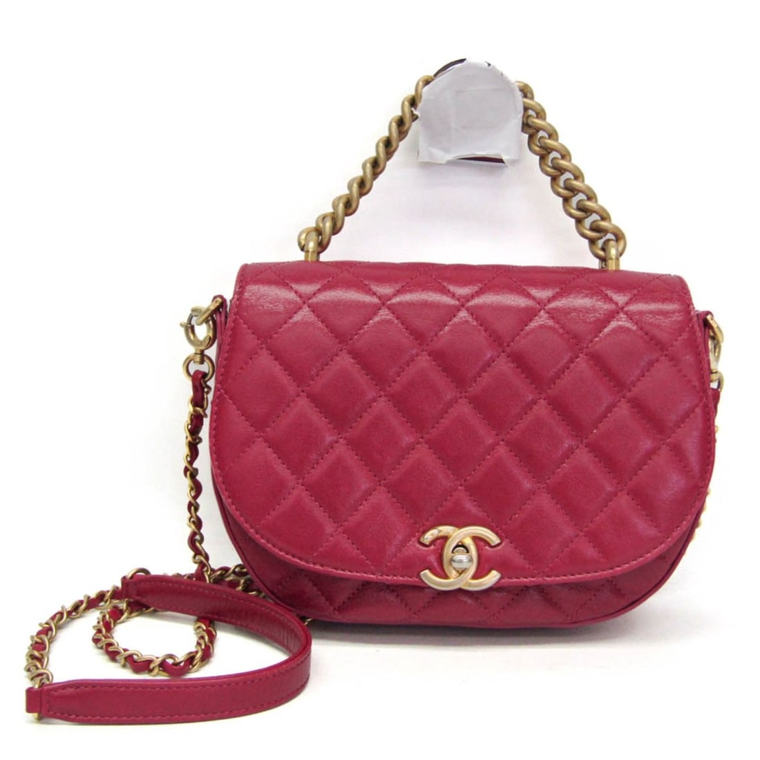 Chanel Matelasse Women's Leather Handbag,Shoulder Bag Pink (1 of 15)