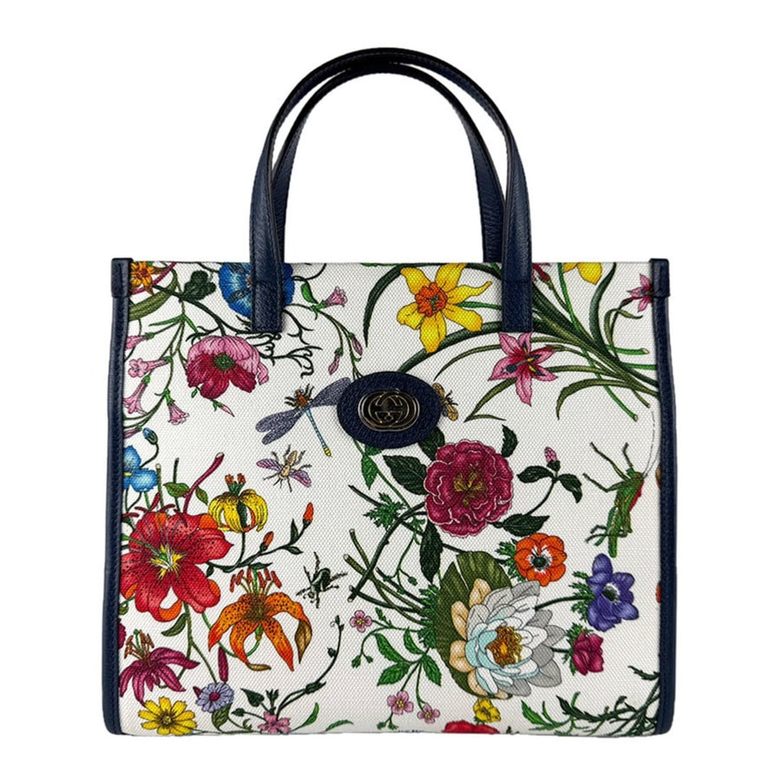 Gucci handbag/shoulder bag, Flora design, canvas and leather, multicolor, women's, 550141 z9733: --- Catalog ---Category: SizeSize (HxWxD): 24cm x 28cm x 10cm / 9.44'' x 11.02'' x 3.93''Category: DesignType: Handbag, Shoulder bagColor: Multi-colorGender: WomenMaterial: Canvas , Leather Category: 