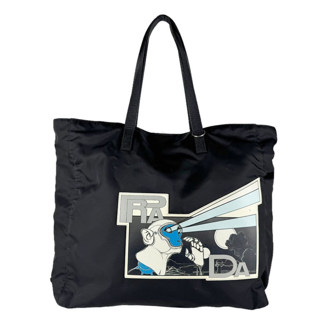 Prada PRADA Shoulder Bag, Nylon Leather, Black, Men's & Women's, z9732: --- Catalog ---Category: SizeSize (HxWxD): 36cm x 38cm x 12cm / 14.17'' x 14.96'' x 4.72''Category: DesignType: Shoulder bagColor: BlackGender: Men,WomenMaterial: Nylon , Leather Category: GeneralBran