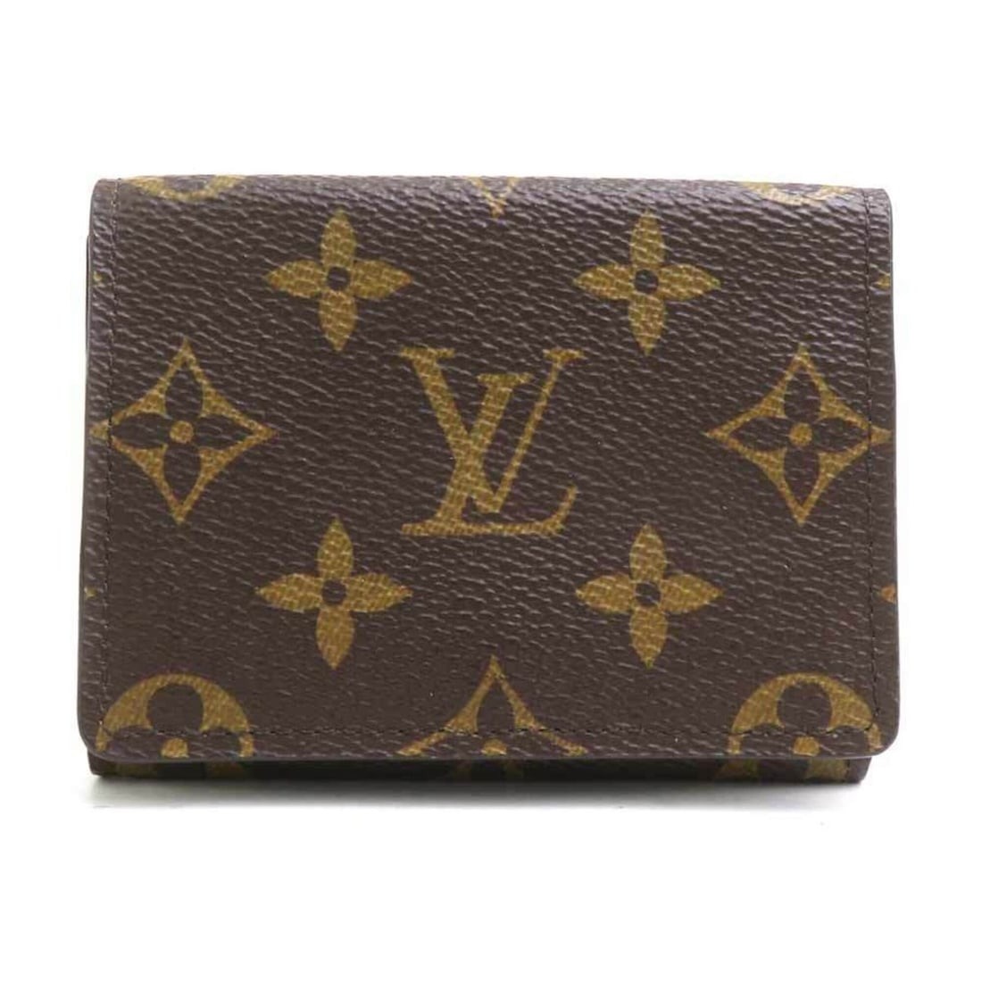 Louis Vuitton business card holder/card case, Monogram canvas, brown, men's/women's, M63801 r11206a (1 of 12)