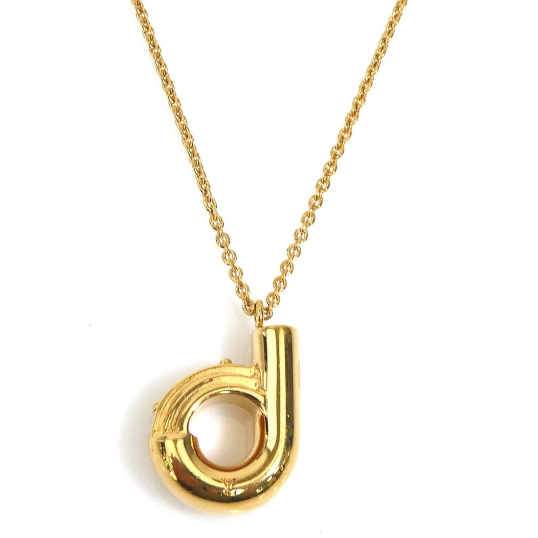 Louis Vuitton LOUIS VUITTON Necklace LV&ME D Metal Gold Men's Women's M61059 r11194a: --- Catalog ---Category: SizePendant Size: 20mm x 15mm / 0.78'' x 0.59''Neck Circumference: 60 cm / 23.62''Category: DesignColor: GoldGender: Men,WomenMaterial: MetalNecklace Type: NecklaceCategory: G