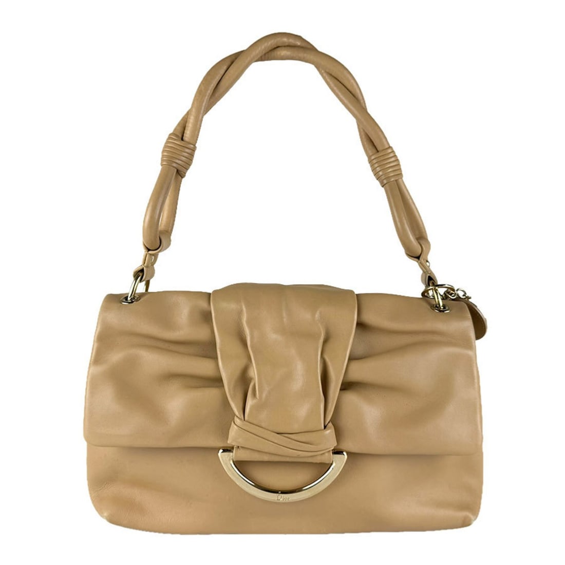 Christian Dior Demi Lune Leather Shoulder Bag, Beige, Women's (z9740): --- Catalog ---Category: SizeSize (HxWxD): 21cm x 31cm x 7cm / 8.26'' x 12.2'' x 2.75''Category: DesignType: Shoulder bagColor: BeigeGender: WomenMaterial: Leather Category: GeneralBrand: Christian Di