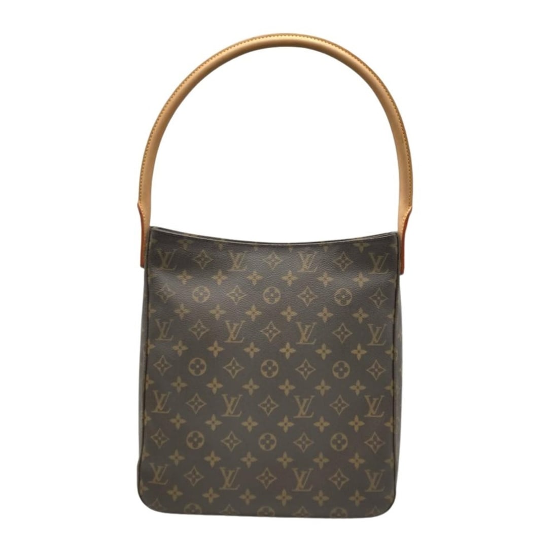 Louis Vuitton Looping GM Shoulder Bag, Monogram Canvas, M51145, Brown, Gold Hardware, DK0029,: --- Catalog ---Category: SizeSize (HxWxD): 31cm x 30cm x 11cm / 12.2'' x 11.81'' x 4.33''Category: DesignType: Shoulder bagGender: WomenMaterial: Monogram , Canvas Category: GeneralMPN: M51145Brand: L