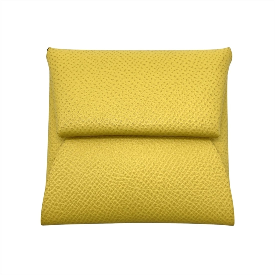 Hermes Bastia wallet/coin case, Veau Epsom leather, U-stamp, Jaune Naples. (1 of 15)