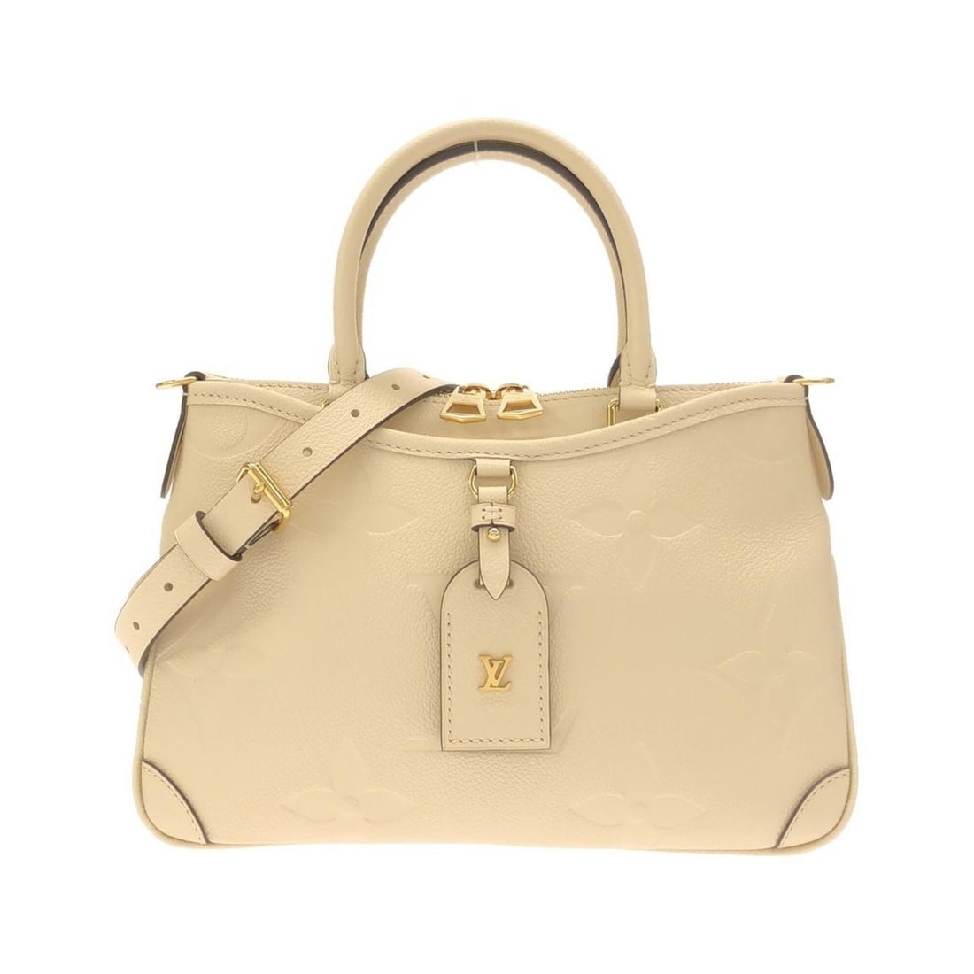 Louis Vuitton Monogram Empreinte Trianon M46503 Handbag: --- Catalog ---Category: SizeWeight: 600g / 1.32lb.Size (HxWxD): 18.5cm x 28cm x 9cm / 7.28'' x 11.02'' x 3.54''Strap Length: 90cm - 110cm / 35.43'' - 43.3''Handle Length: 25cm / 9.84''Category: