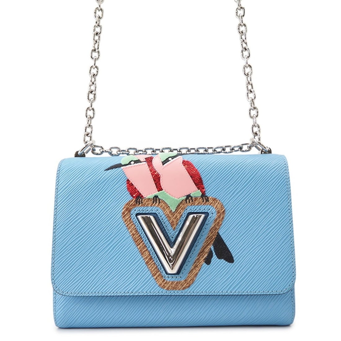 Louis Vuitton Chain Shoulder Bag Epi Twist MM M41866 LOUIS VUITTON Handbag Bird Women's: --- Catalog ---Category: SizeWeight: 940g / 2.07lb.Size (HxWxD): 17cm x 23cm x 8cm / 6.69'' x 9.05'' x 3.14''Strap Length: 68cm - 117cm / 26.77'' - 46.06''Category: DesignType: Handbag, Shoulder bagCo