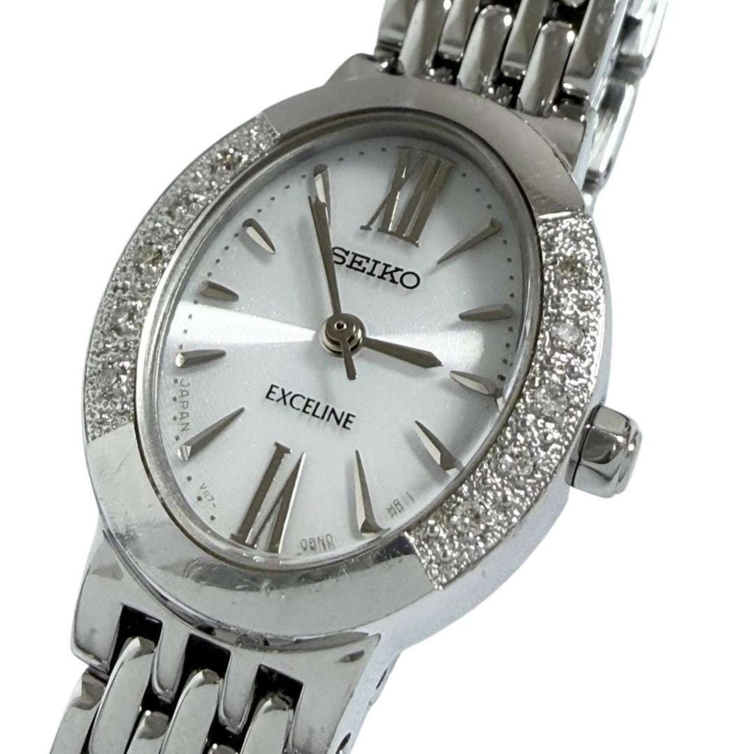 Seiko Dolce Exceline Ladies' Solar Watch with 10 Diamonds (1 of 10)