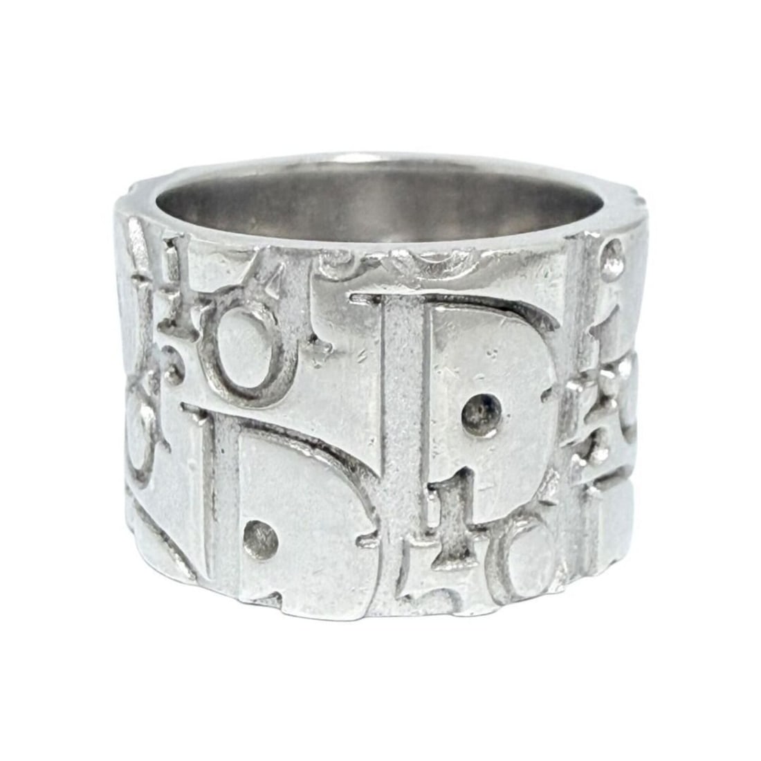 Christian Dior Dior Men's Ring, Sterling Silver 925, Size 10, Pinky Ring (1 of 10)