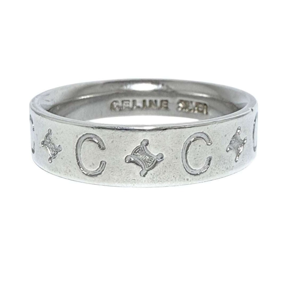 Celine Men's/Women's Ring, Size 12, Silver: --- Catalog ---Category: SizeJP Size: 12US Size: 6.5Category: DesignType: Band ringColor: SilverGender: Men,WomenMaterial: Silver 925Category: GeneralBrand: Celine--- Item List ---Section: ConditionRa