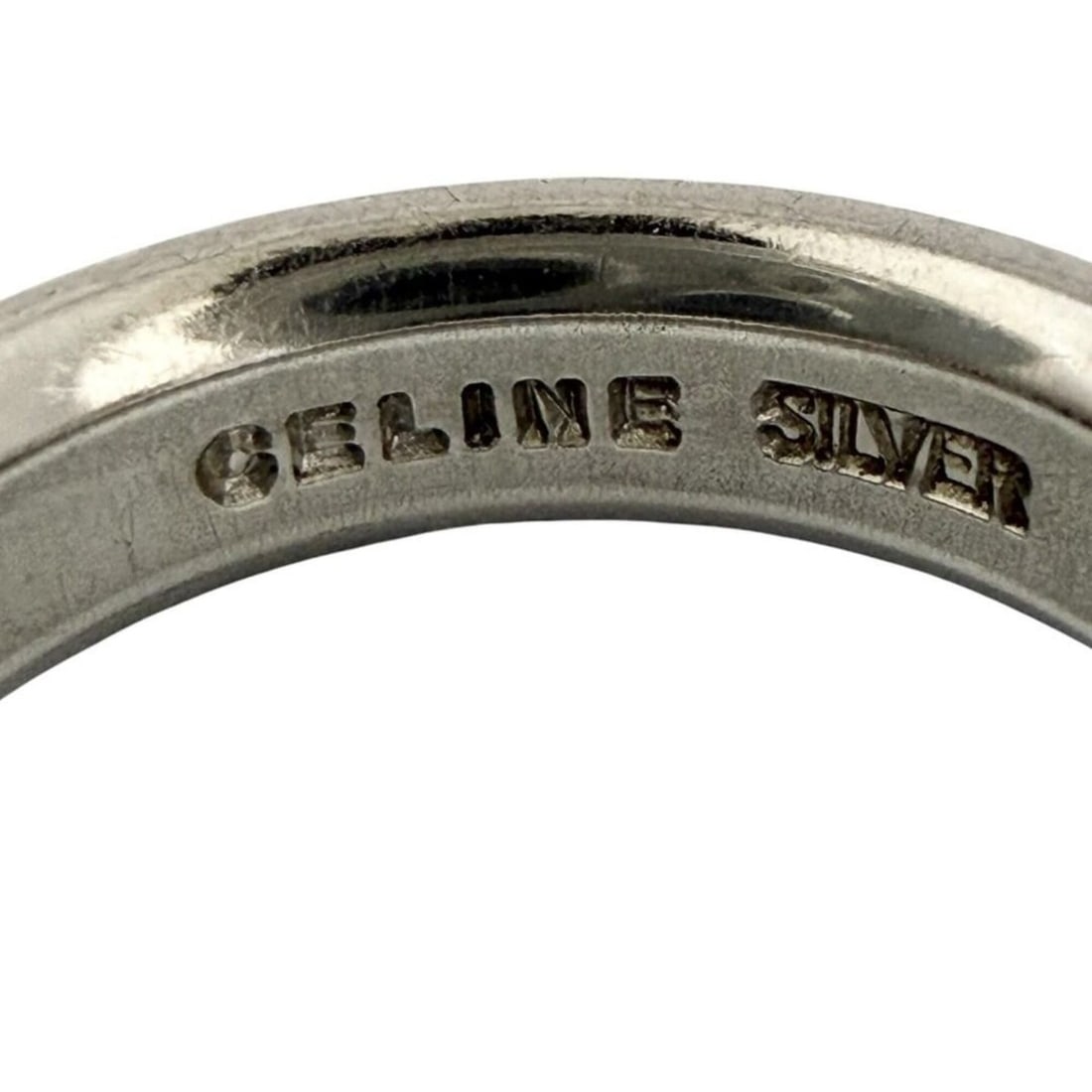 Celine Men's/Women's Ring, Size 12, Silver - 7