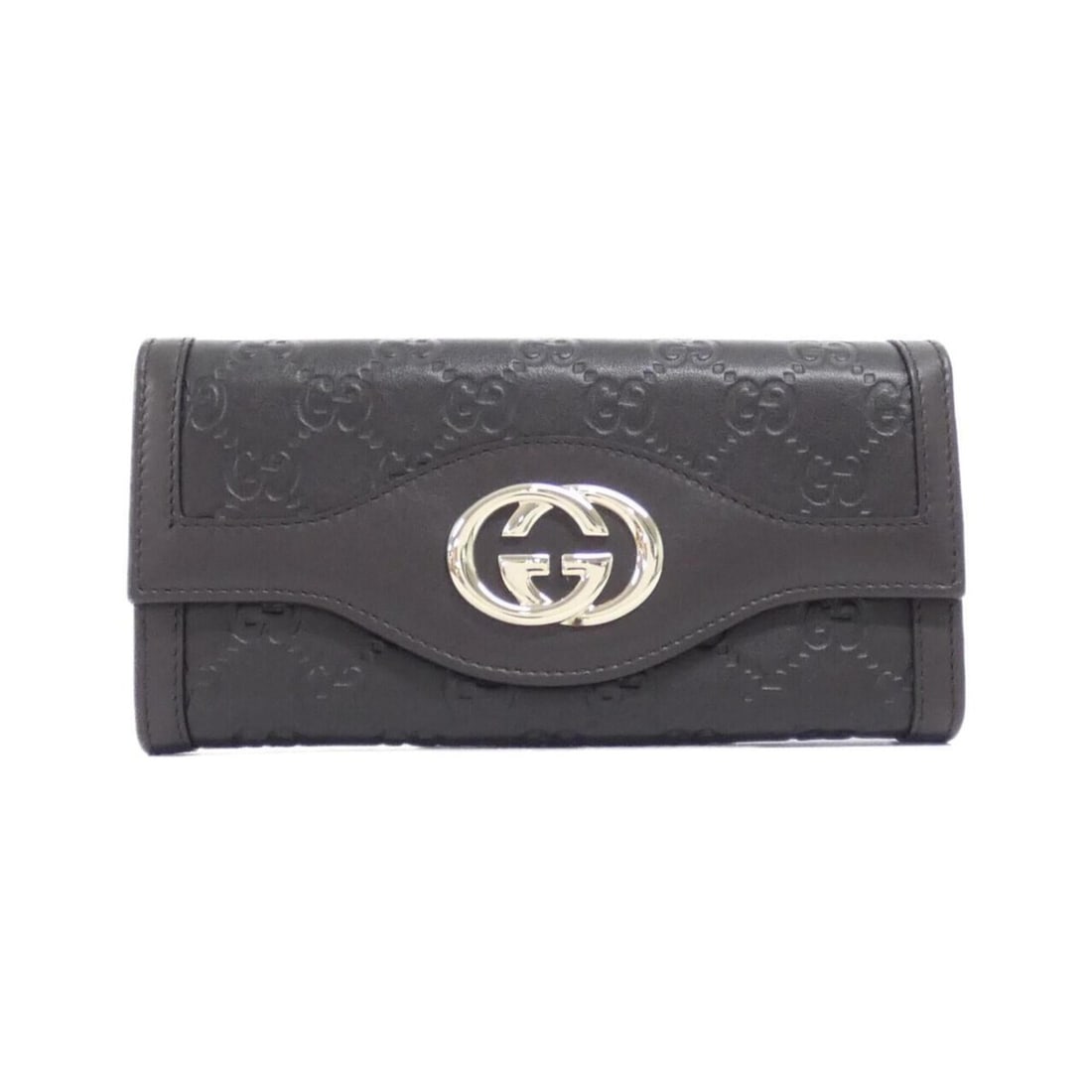 Gucci 282431 AA61G Wallet: --- Catalog ---Category: SizeSize (HxWxD): 10cm x 19cm x 3cm / 3.93'' x 7.48'' x 1.18''Category: DesignType: Long wallet (bi-fold)Color: ChocolateGender: WomenMaterial: Leather Category: GeneralMPN: 2