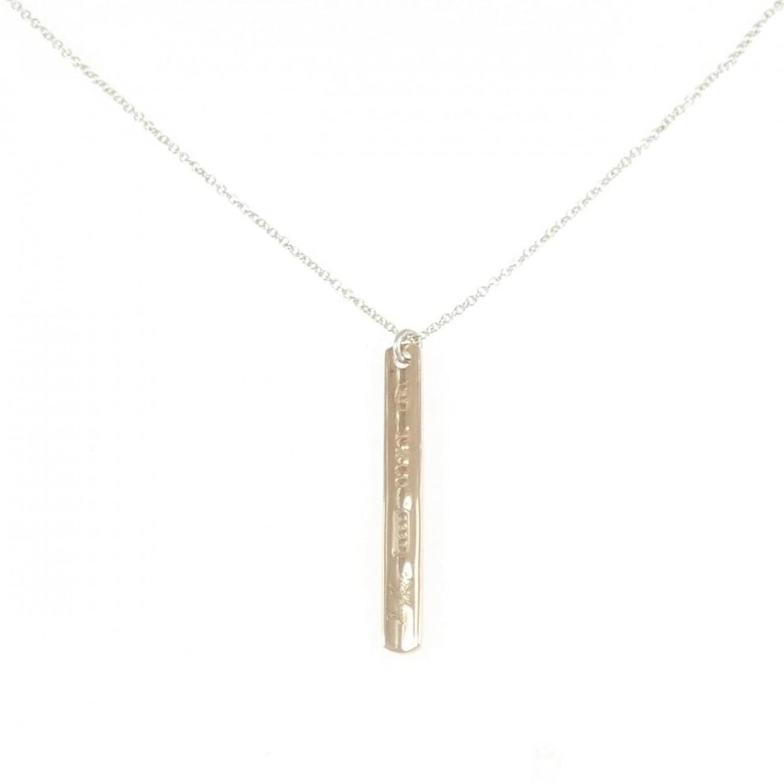 Tiffany & Co. 1837 Bar Small Necklace: --- Catalog ---Category: SizePendant Size: 32.8mm x 3.9mm / 1.29'' x 0.15''Neck Circumference: 42 cm / 16.53''Category: DesignGender: WomenMaterial: Silver 925Pendant Type: PendantNecklace Type: