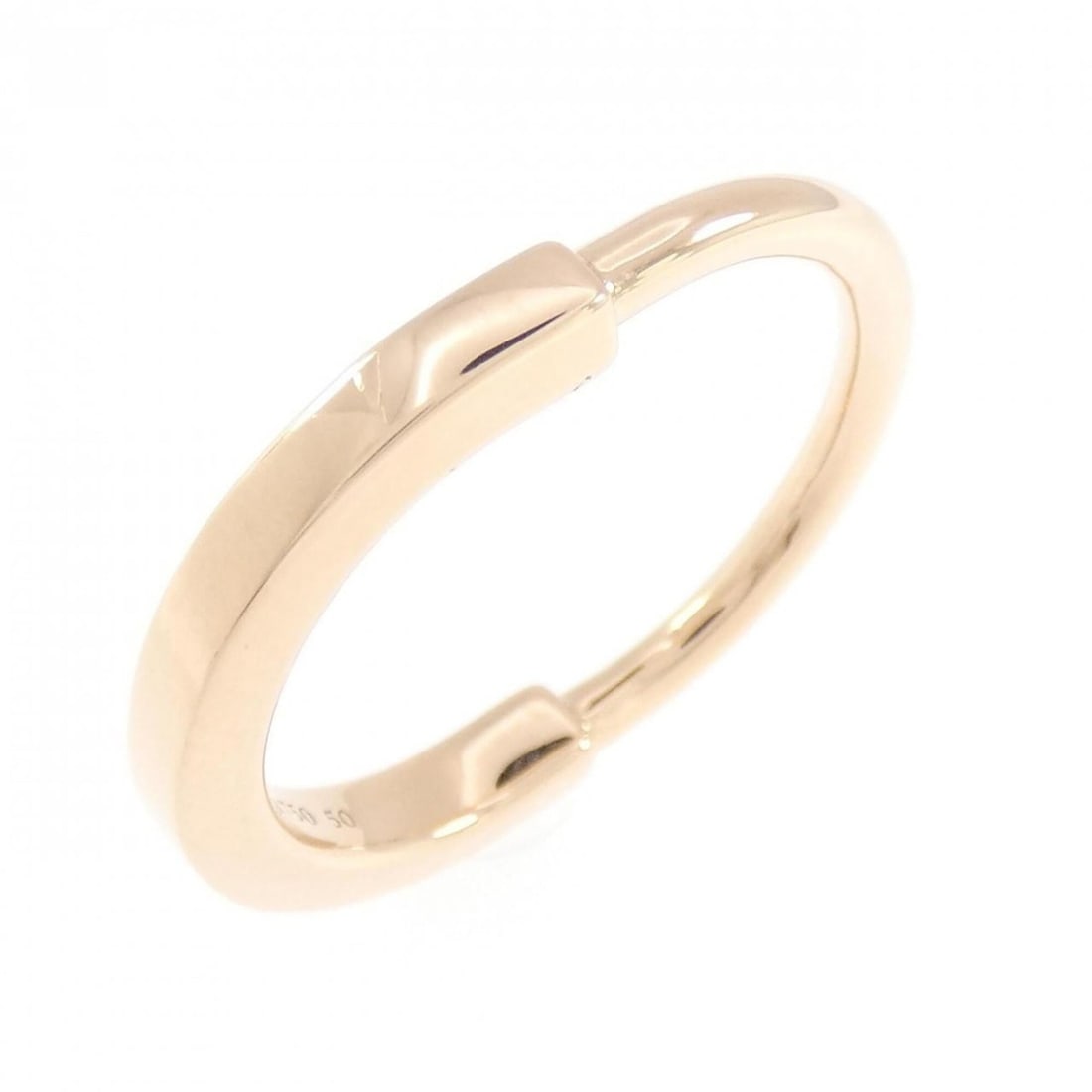 Tiffany Rock Ring: --- Catalog ---Category: SizeJP Size: 16.0US Size: 8Category: DesignType: Band ringGender: WomenMaterial: Pink gold (18K)Category: GeneralBrand: Tiffany--- Item List ---Section: ConditionRanking: Rank