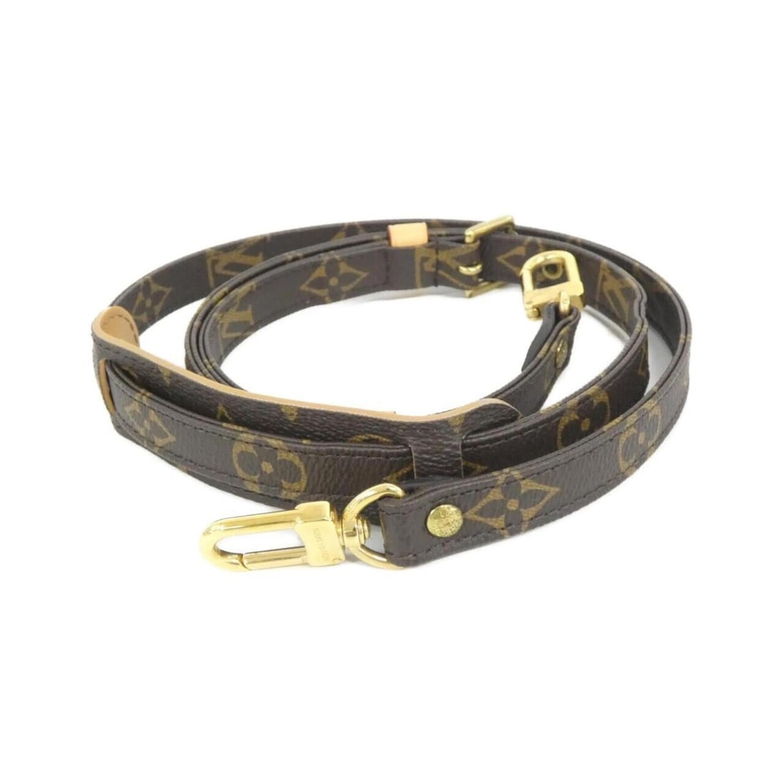 Louis Vuitton Monogram Shoulder Strap J52315: --- Catalog ---Category: SizeSize (HxWxD): 121cm x 1.5cm / 47.63'' x 0.59''Category: DesignType: StrapColor: MarronGender: Men,WomenMaterial: CanvasCategory: GeneralMPN: J52315Brand: Louis Vuitton---