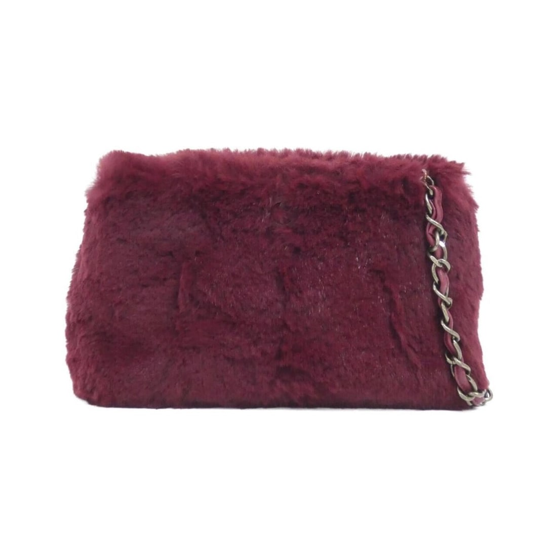 Chanel 15224 Shoulder Bag: --- Catalog ---Category: SizeSize (HxWxD): 17cm x 26cm x 5cm / 6.69'' x 10.23'' x 1.96''Category: DesignType: Shoulder bagColor: BordeauxGender: WomenMaterial: Lapin Hardware Color: GoldCategory: