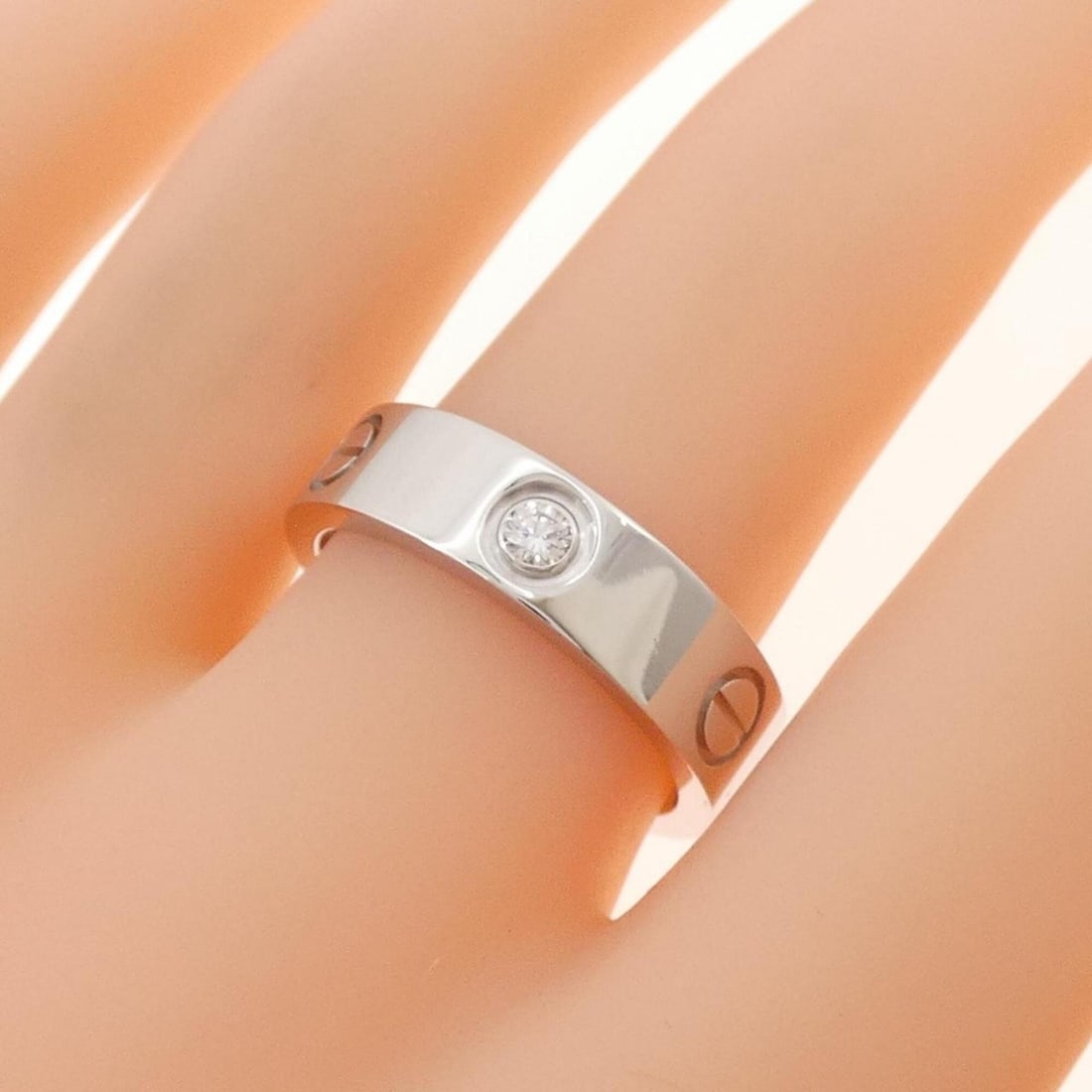 Cartier Love Half-Diamond Ring - 4
