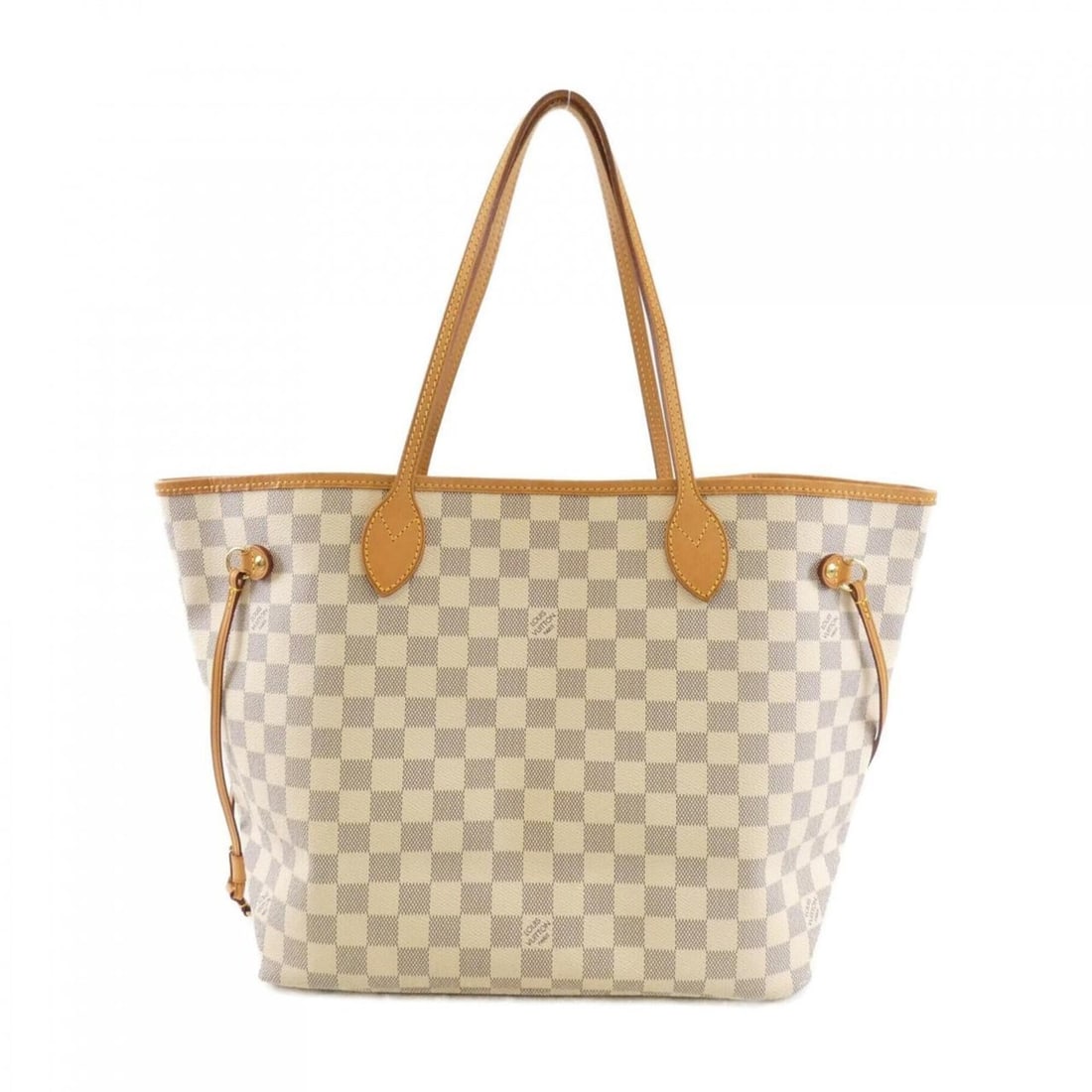 Louis Vuitton Damier Azur Neverfull MM N51107 Handbag: --- Catalog ---Category: SizeSize (HxWxD): 29cm x 47cm x 15cm / 11.41'' x 18.5'' x 5.9''Category: DesignType: HandbagColor: AzurGender: WomenMaterial: Coated canvas Hardware Color: GoldCategory: