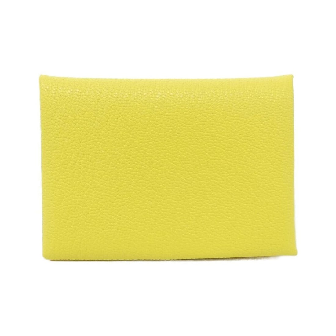 Hermes Calvi Duo 082977CK Wallet/Coin Case: --- Catalog ---Category: SizeSize (HxWxD): 7cm x 10.5cm x 1.5cm / 2.75'' x 4.13'' x 0.59''Category: DesignType: Coin purse/coin caseColor: Jaune, YellowGender: Women,MenMaterial: Chevre leather