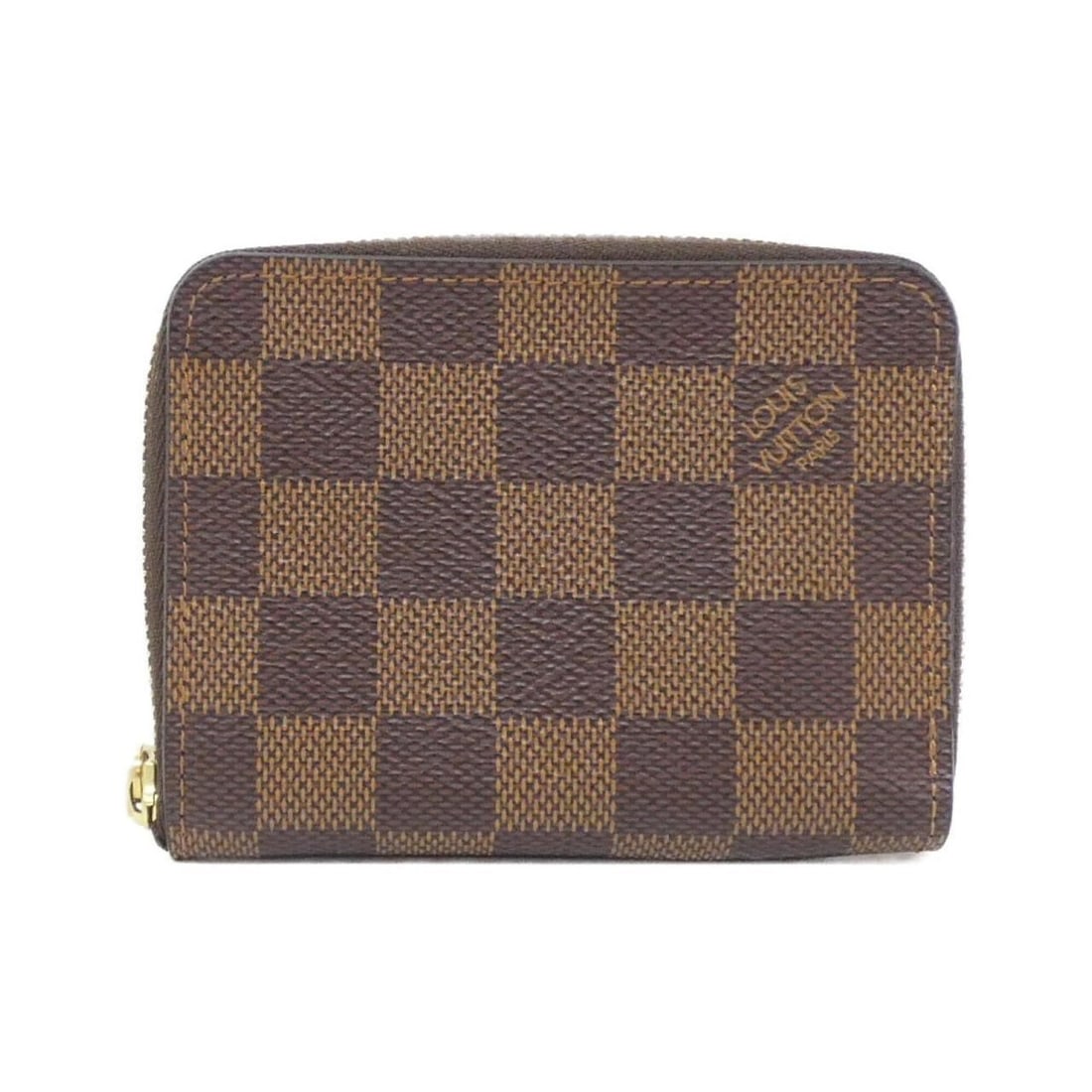 Louis Vuitton Damier Zippy Coin Purse N60213 Wallet/Coin Case: --- Catalog ---Category: SizeSize (HxWxD): 9cm x 11cm x 2cm / 3.54'' x 4.33'' x 0.78''Category: DesignType: Coin purse/coin caseColor: Ebene, Rose ballerineGender: WomenClosure: CoinMaterial: Coated c