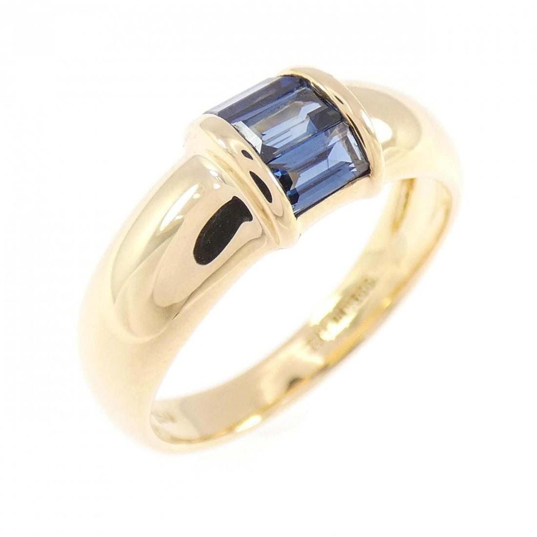 Tiffany & Co. Sapphire Ring: --- Catalog ---Category: SizeJP Size: 9.0US Size: 5Category: DesignType: Band ringStone: SapphireGender: WomenMaterial: Yellow gold (18K)Category: GeneralBrand: Tiffany--- Item List ---Section: Condit