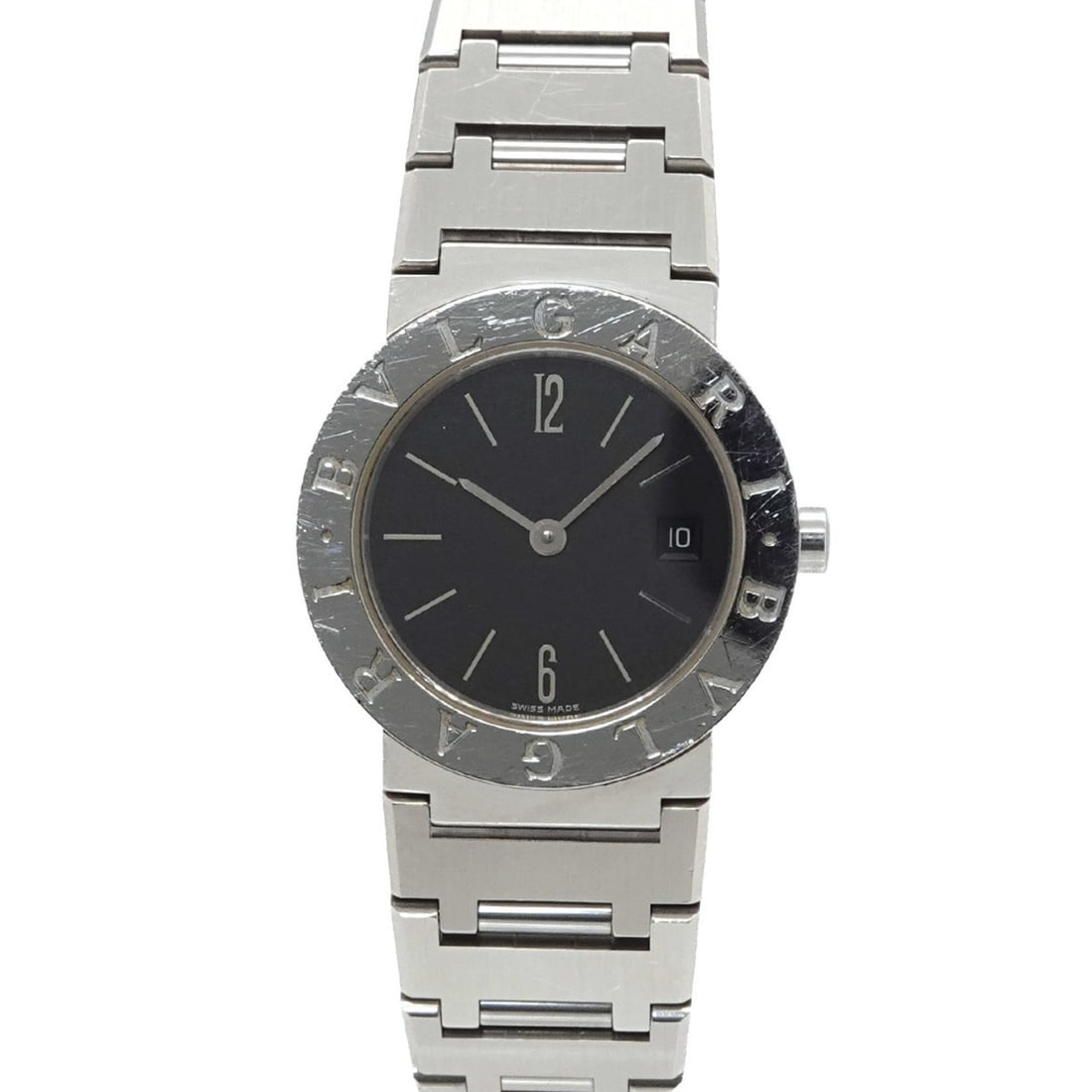 BVLGARI BB26SSD Women's Watch Date Black Quartz: --- Catalog ---Category: SizeWrist Size: 16.5cm / 6.49''Case Diameter: 26mm / 1.02''Category: DesignType: WristwatchGender: WomenColor (Dial): BlackMaterial (Band): Stainless steelMaterial (Case): Sta