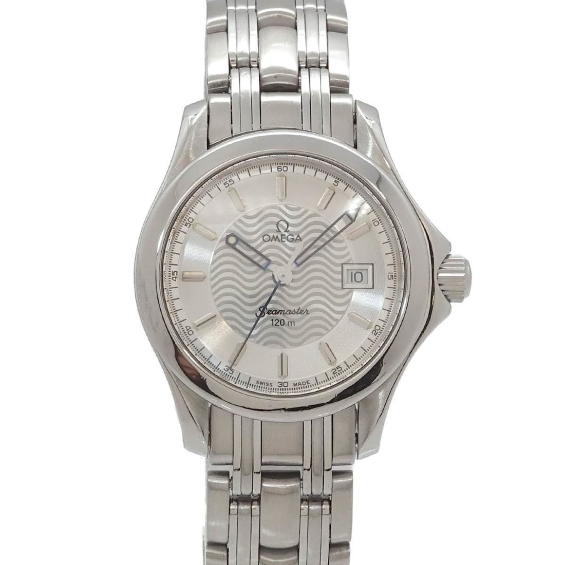 Omega Seamaster 120 2571 31 Ladies' Watch, Date, Silver, Quartz Watch (1 of 6)
