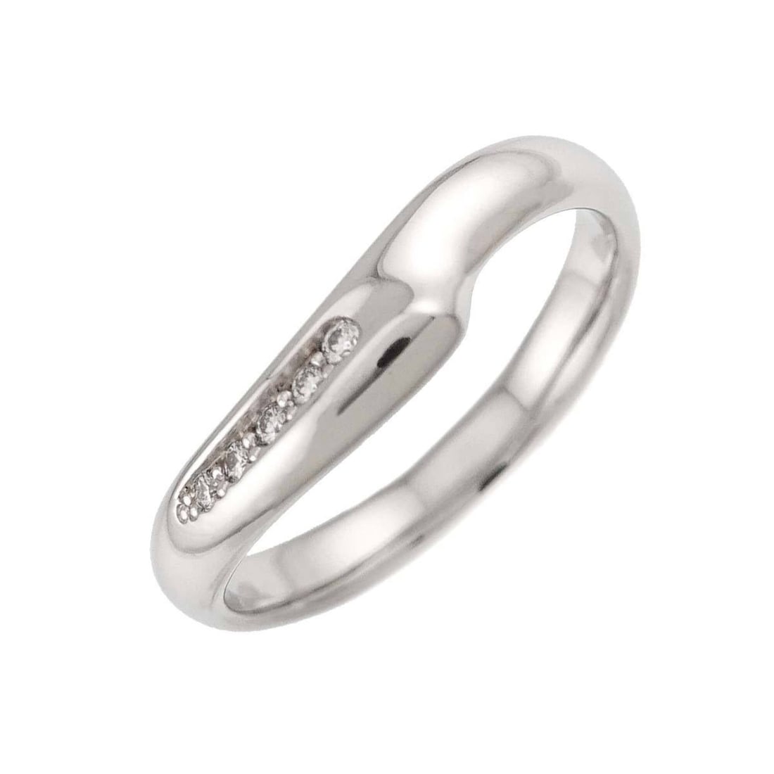 Tiffany & Co. Heart 1 Ring, Diamond, Platinum Ring: --- Catalog ---Category: SizeJP Size: 11.5US Size: 6Category: DesignType: Band ringColor: PlatinumGender: WomenMaterial: Platinum 950Category: GeneralBrand: Tiffany--- Item List ---Section: ConditionR